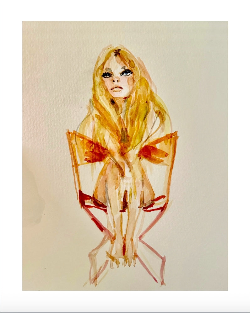 baby Bardot Print