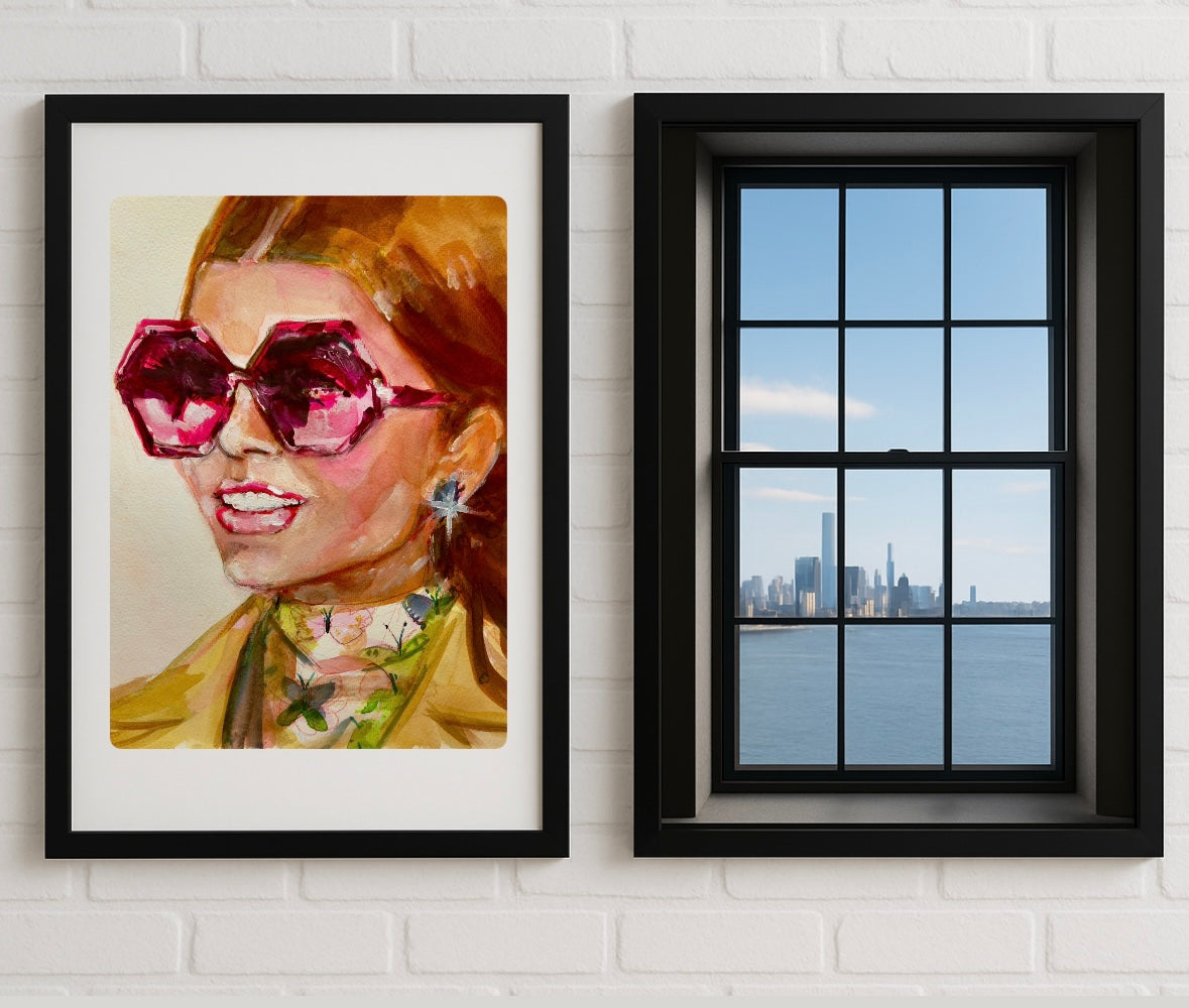 Jackie O Print