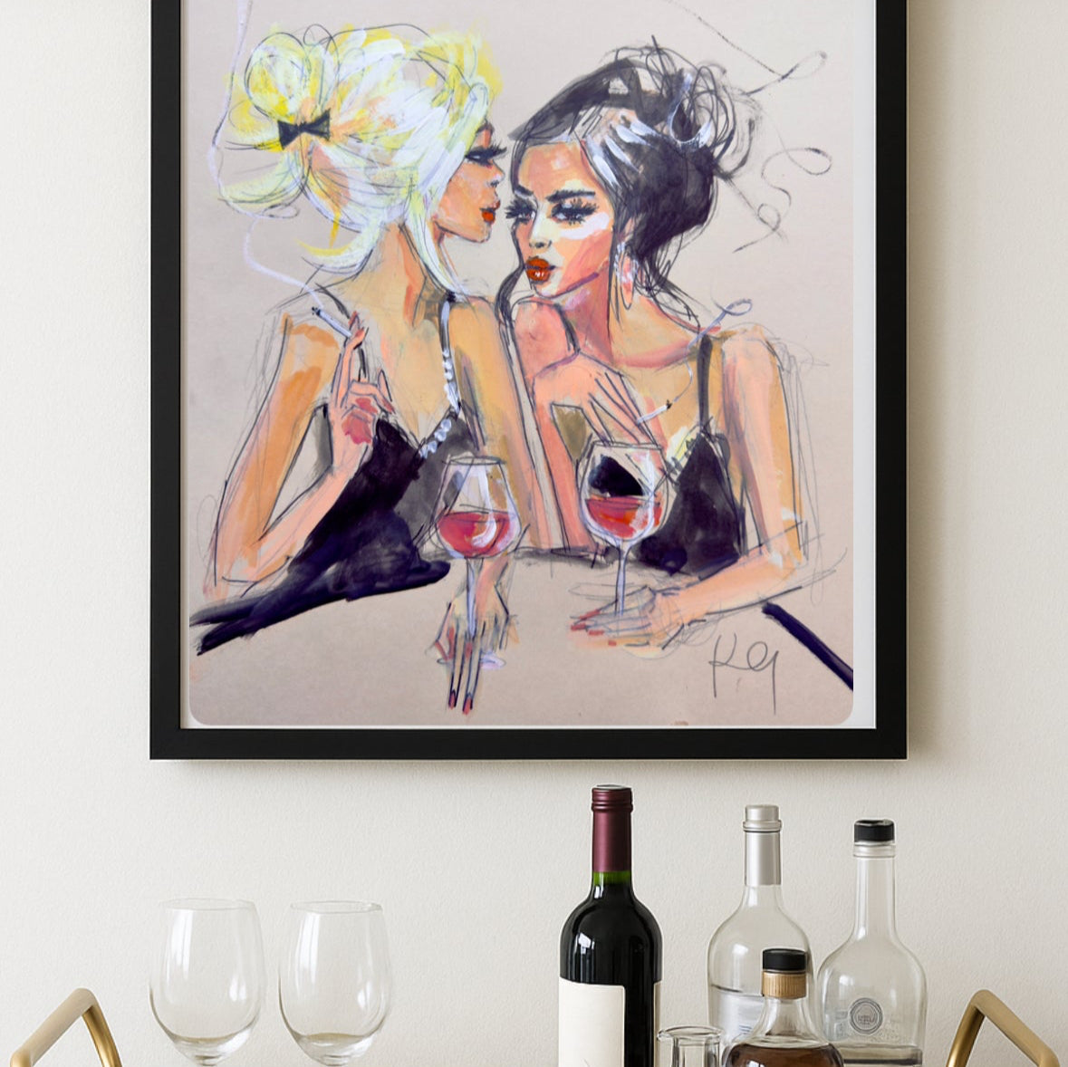 Girls Night Print