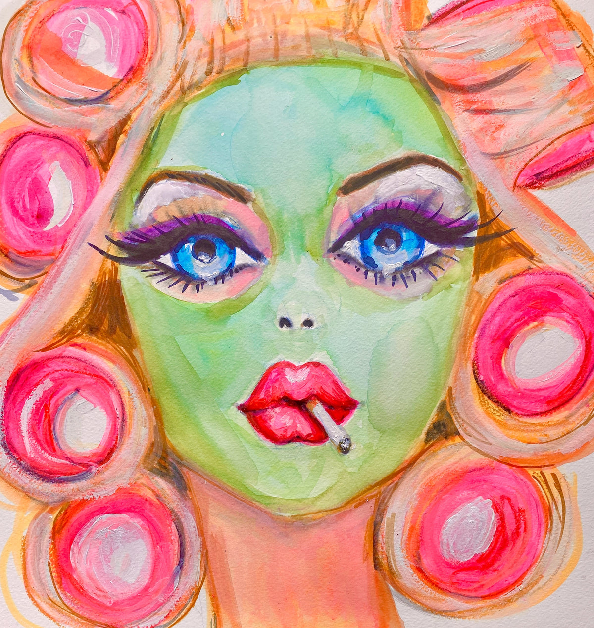 Self Care Barbie Print