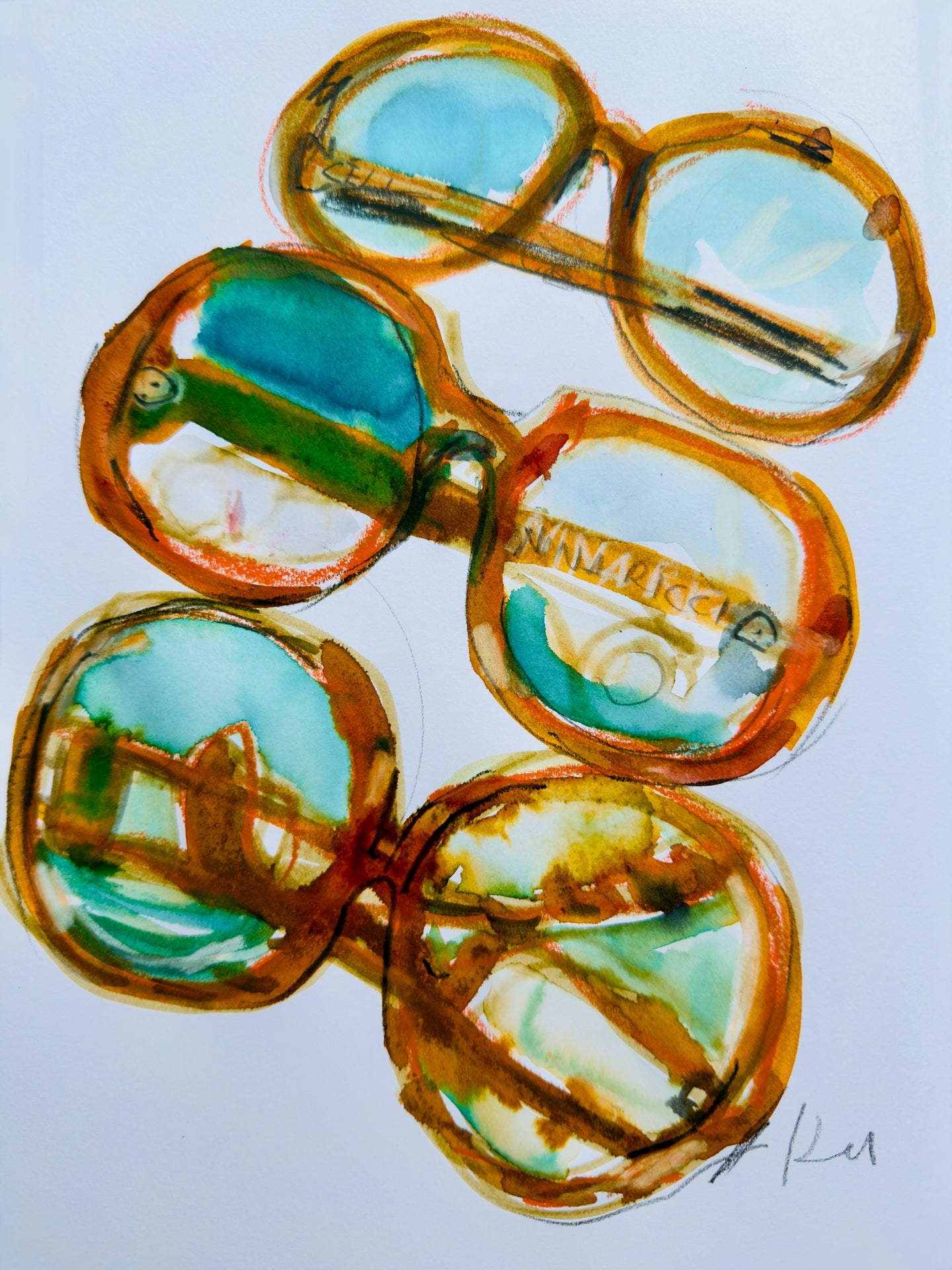 Tortoise Shades Print