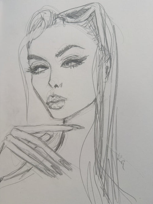 Pencil Glam 2 Print