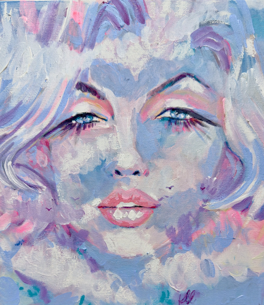 Sky  Blue Marilyn Print