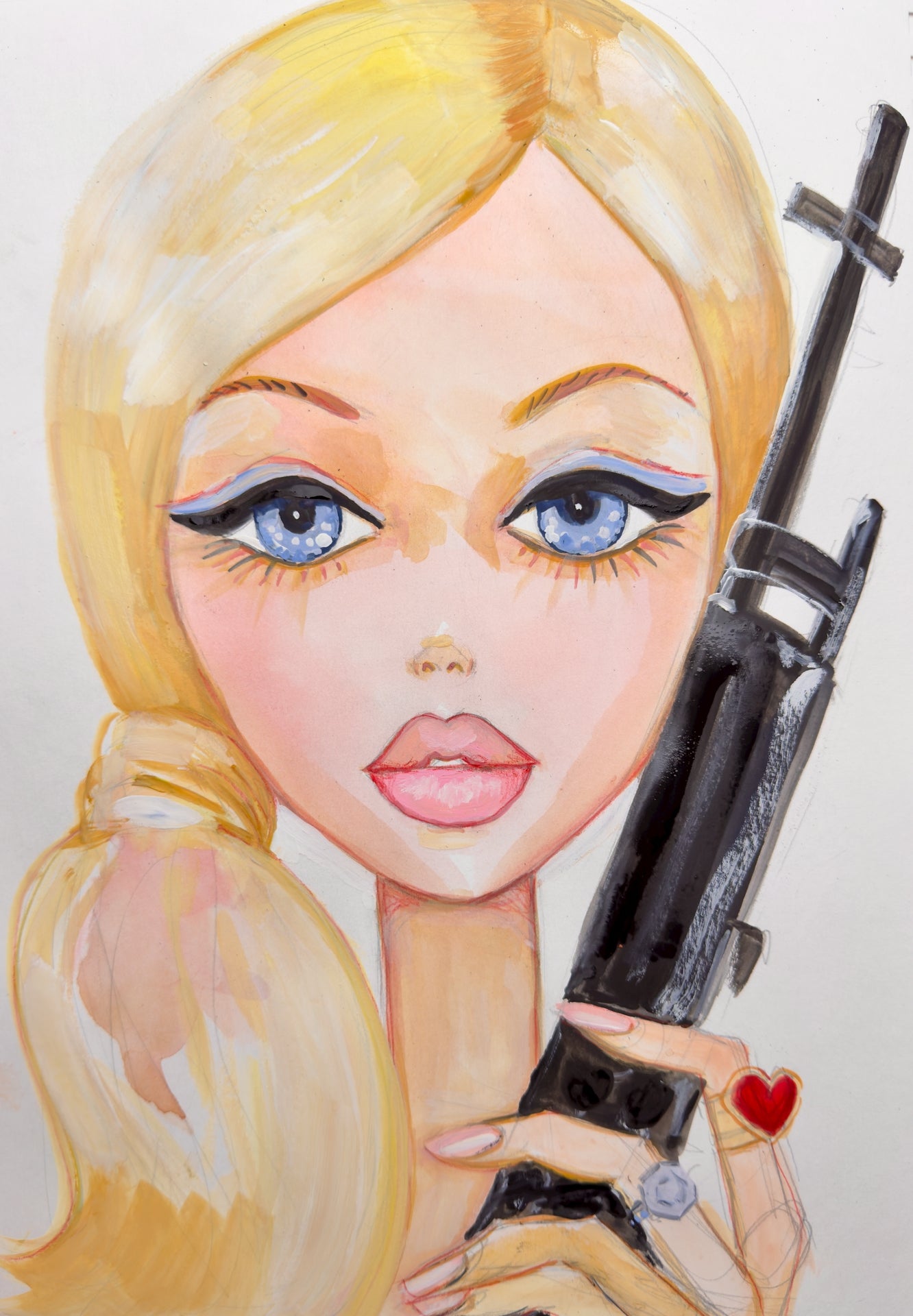 Barbie Violence Print