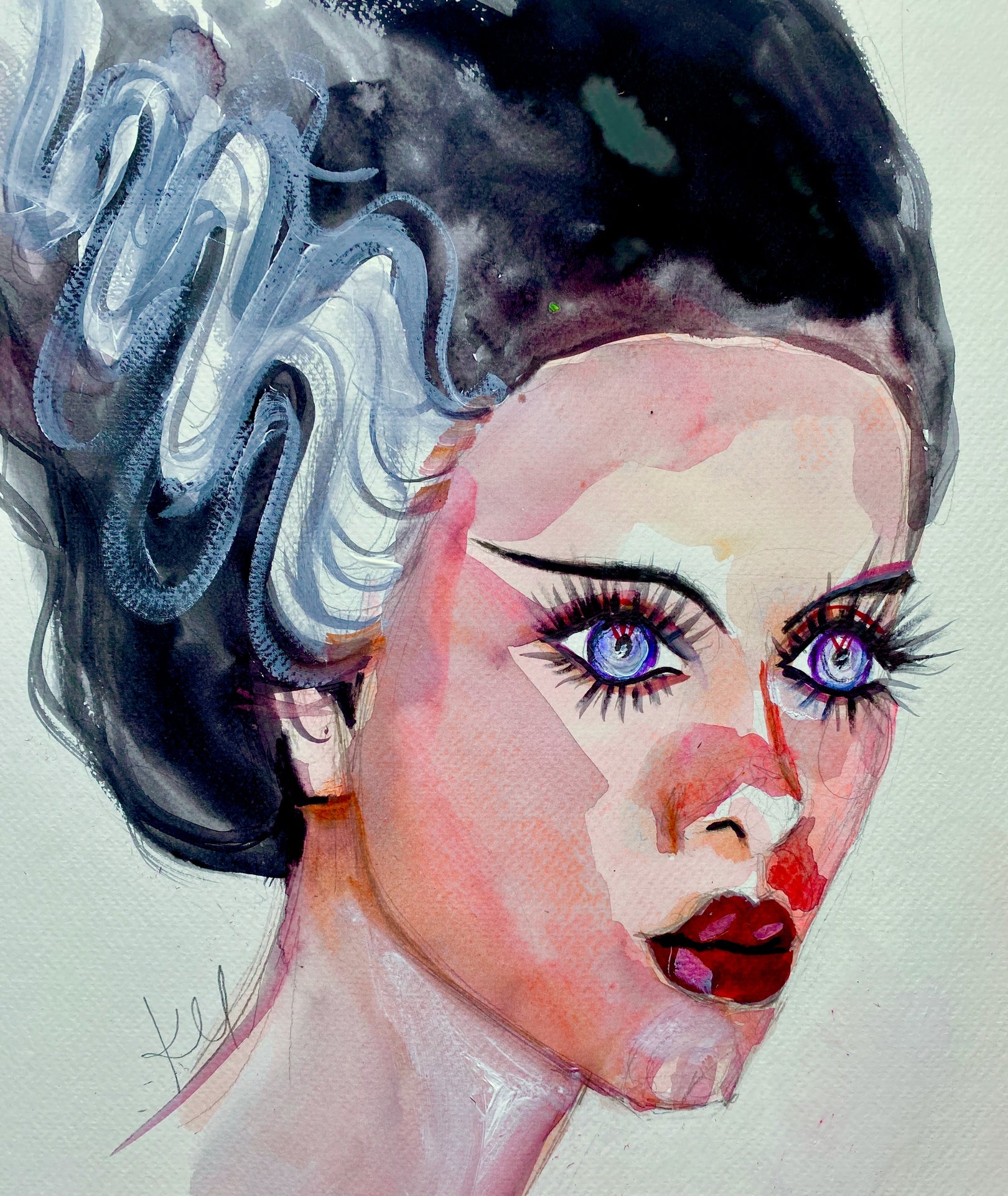 Bride of Frankenstein Print