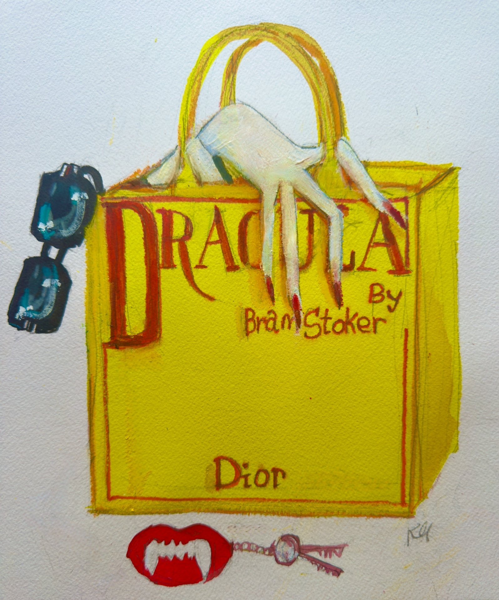 Dracula Tote Print