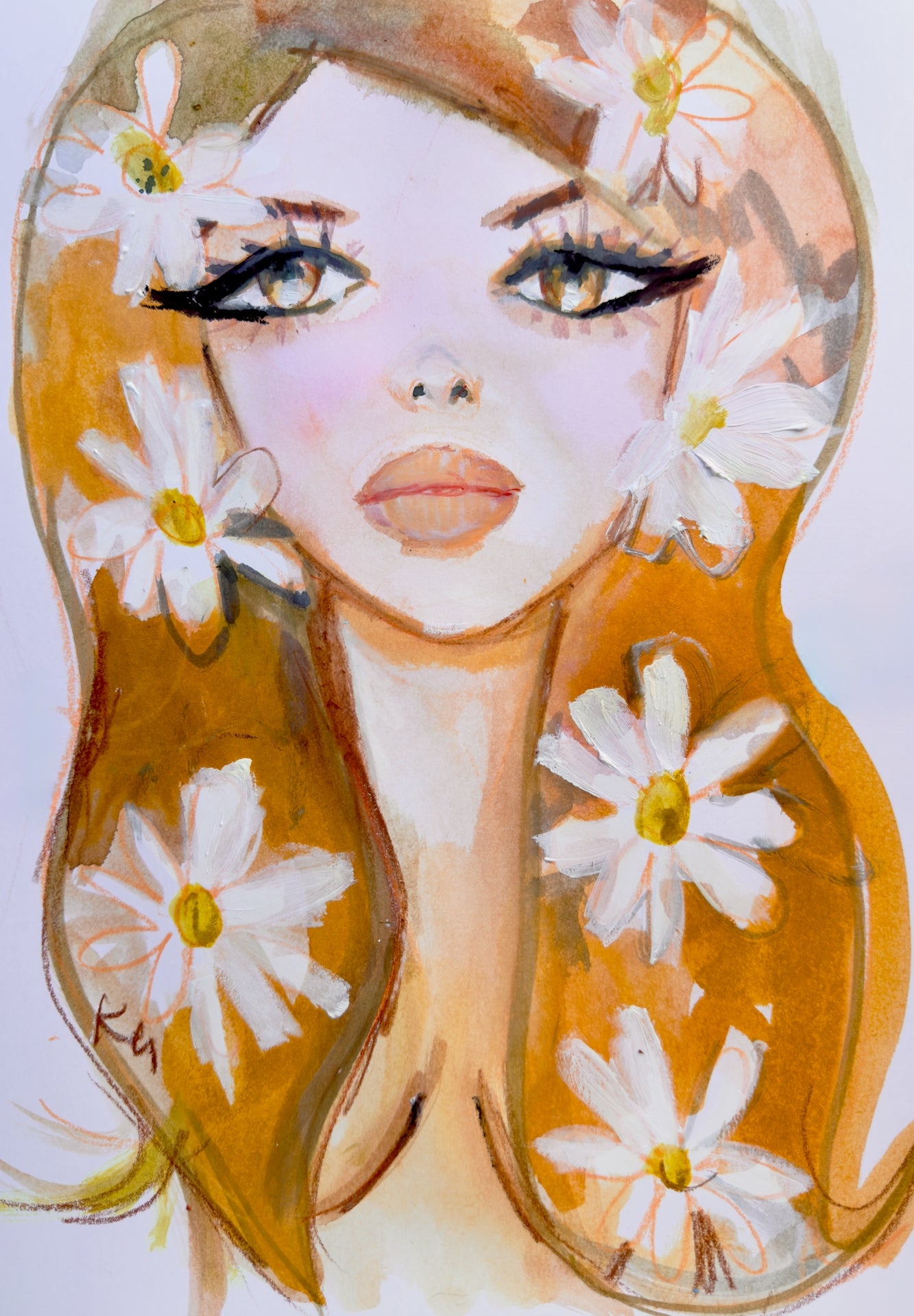 Flower Girl Print