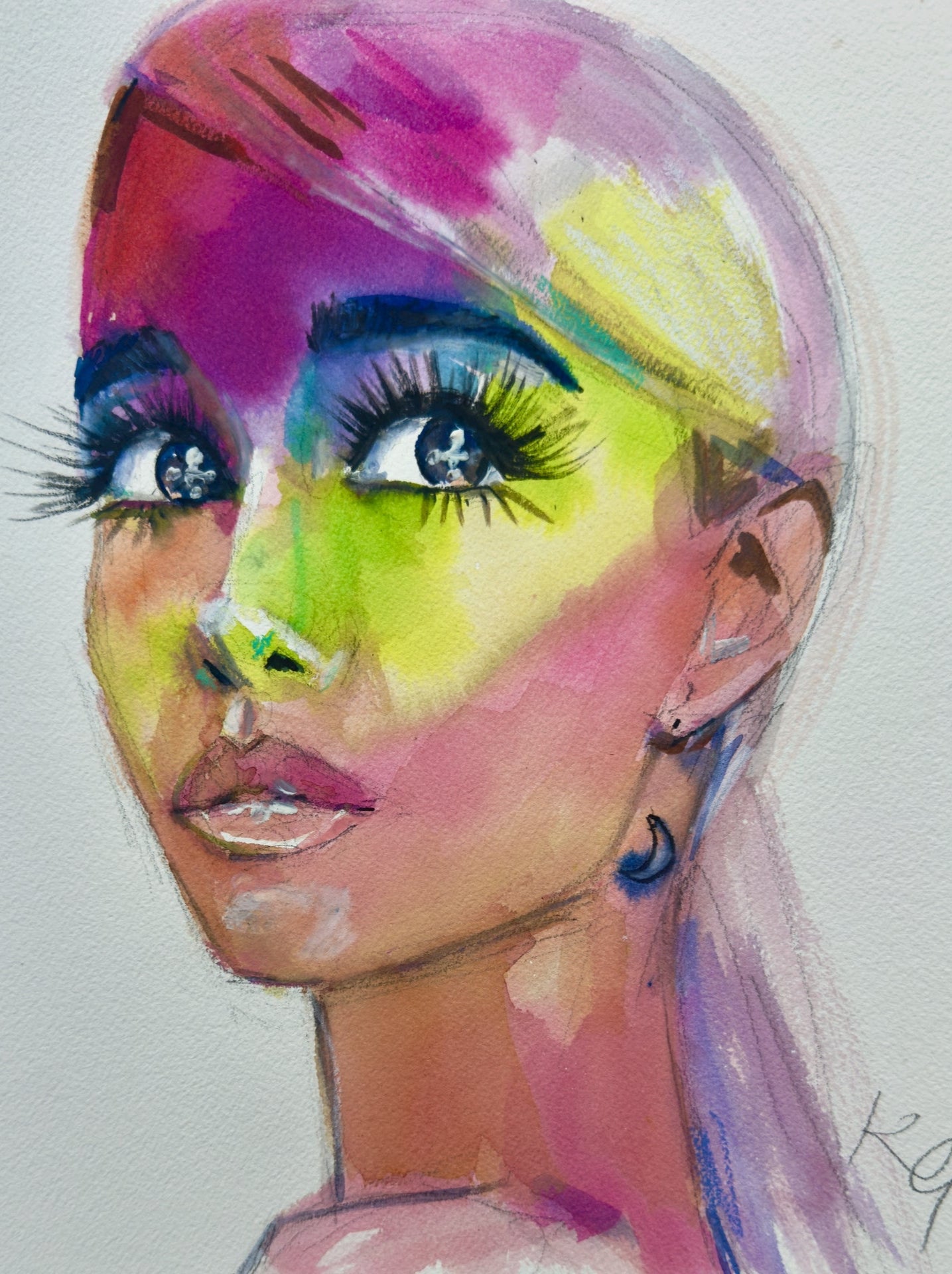 Ari Rainbow Print