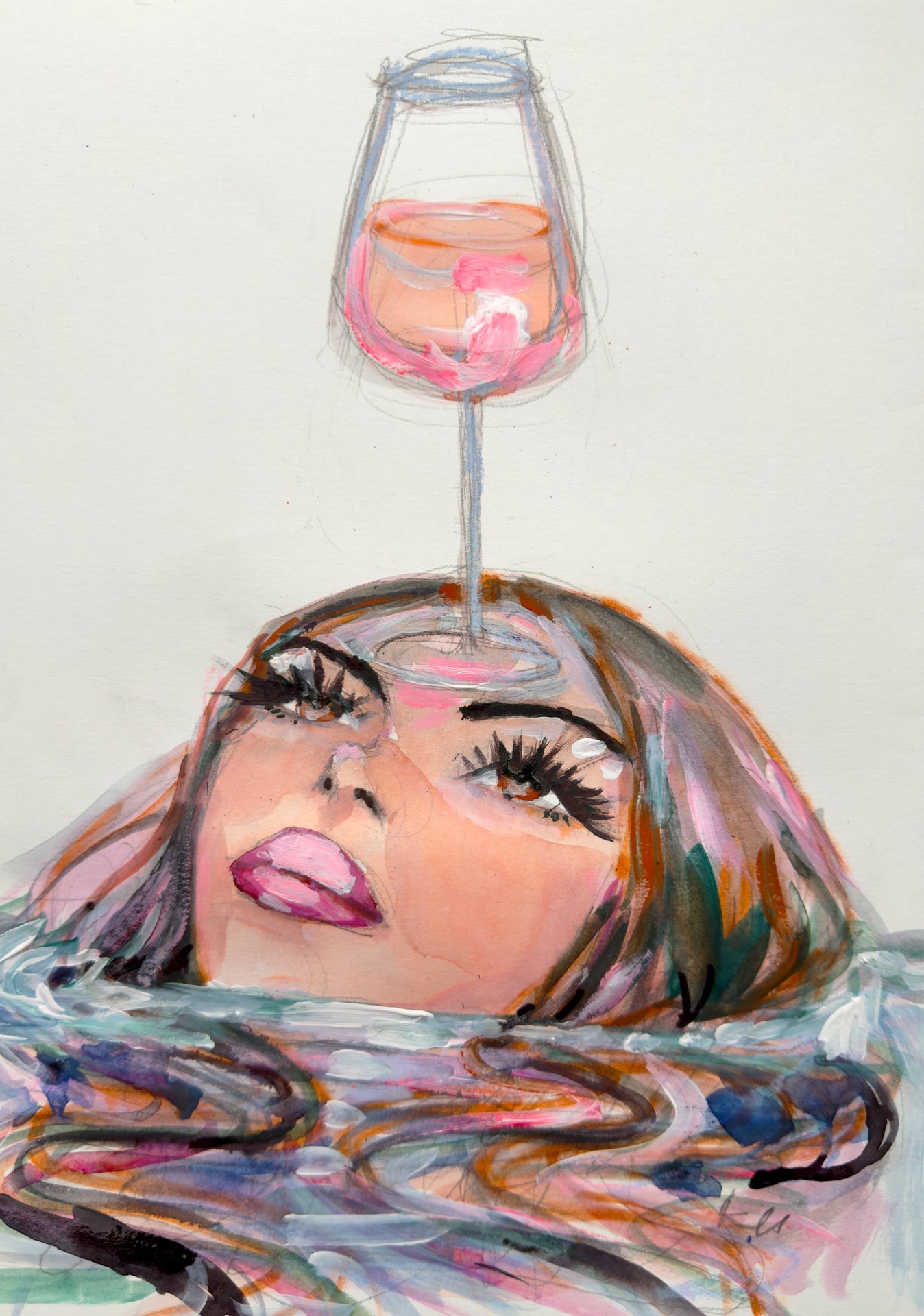 Wine Balance Print
