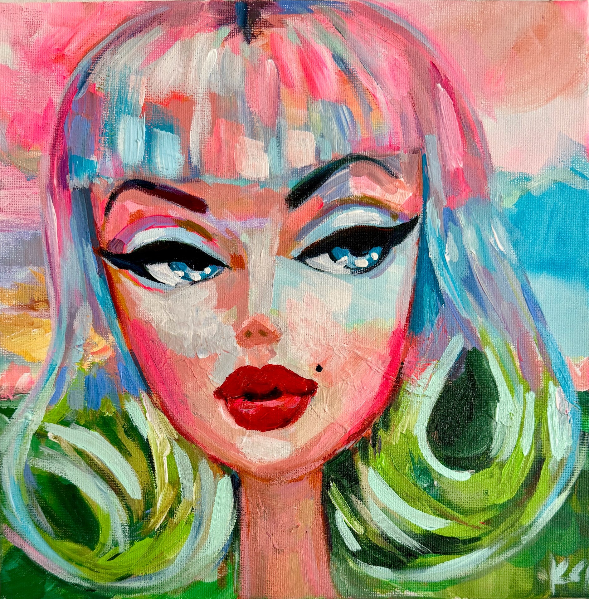 Sunset Barbie Print