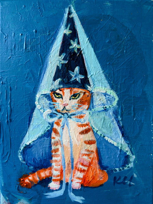 Merlin cat Print