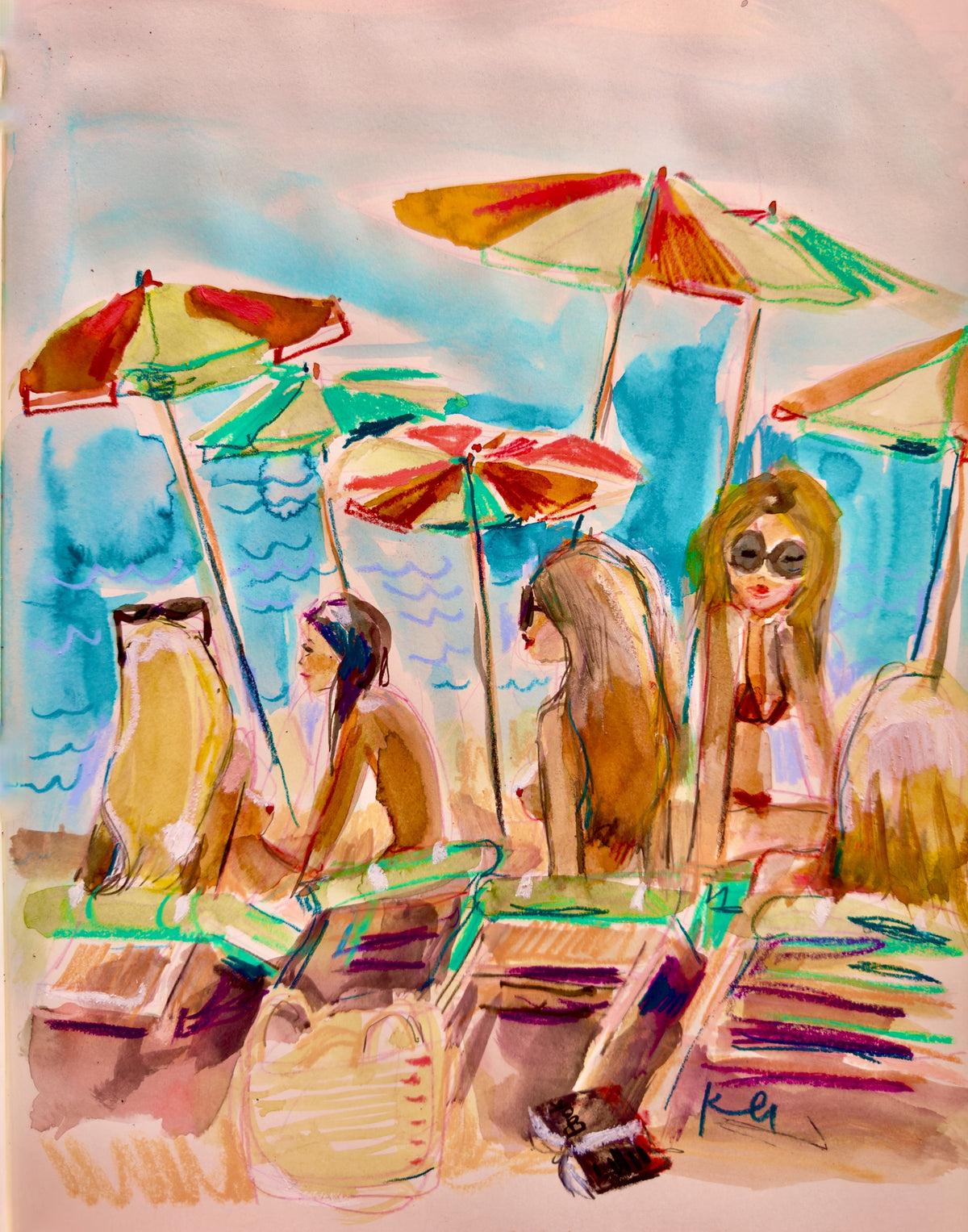Summer Beach Print