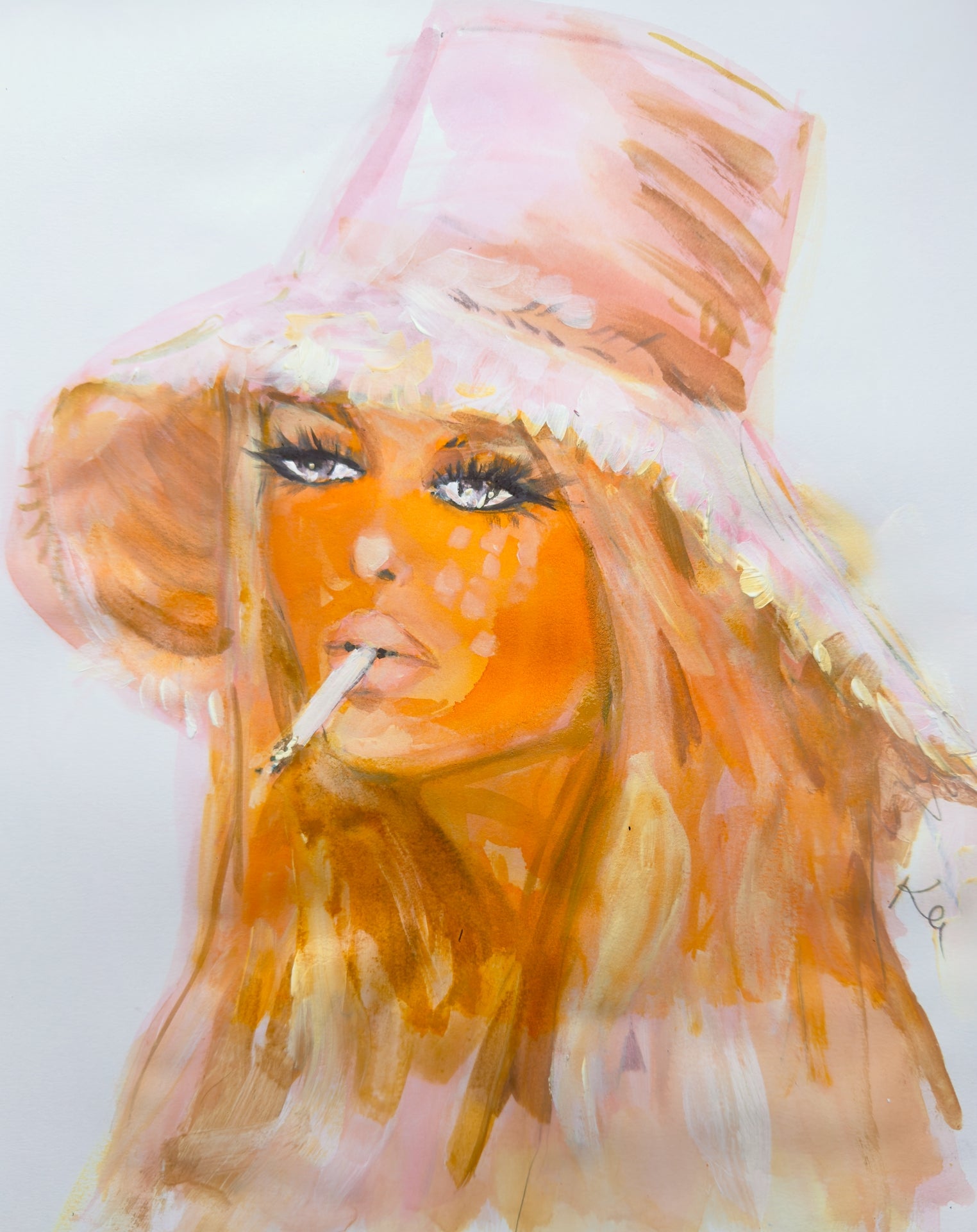 Spring Hat Print
