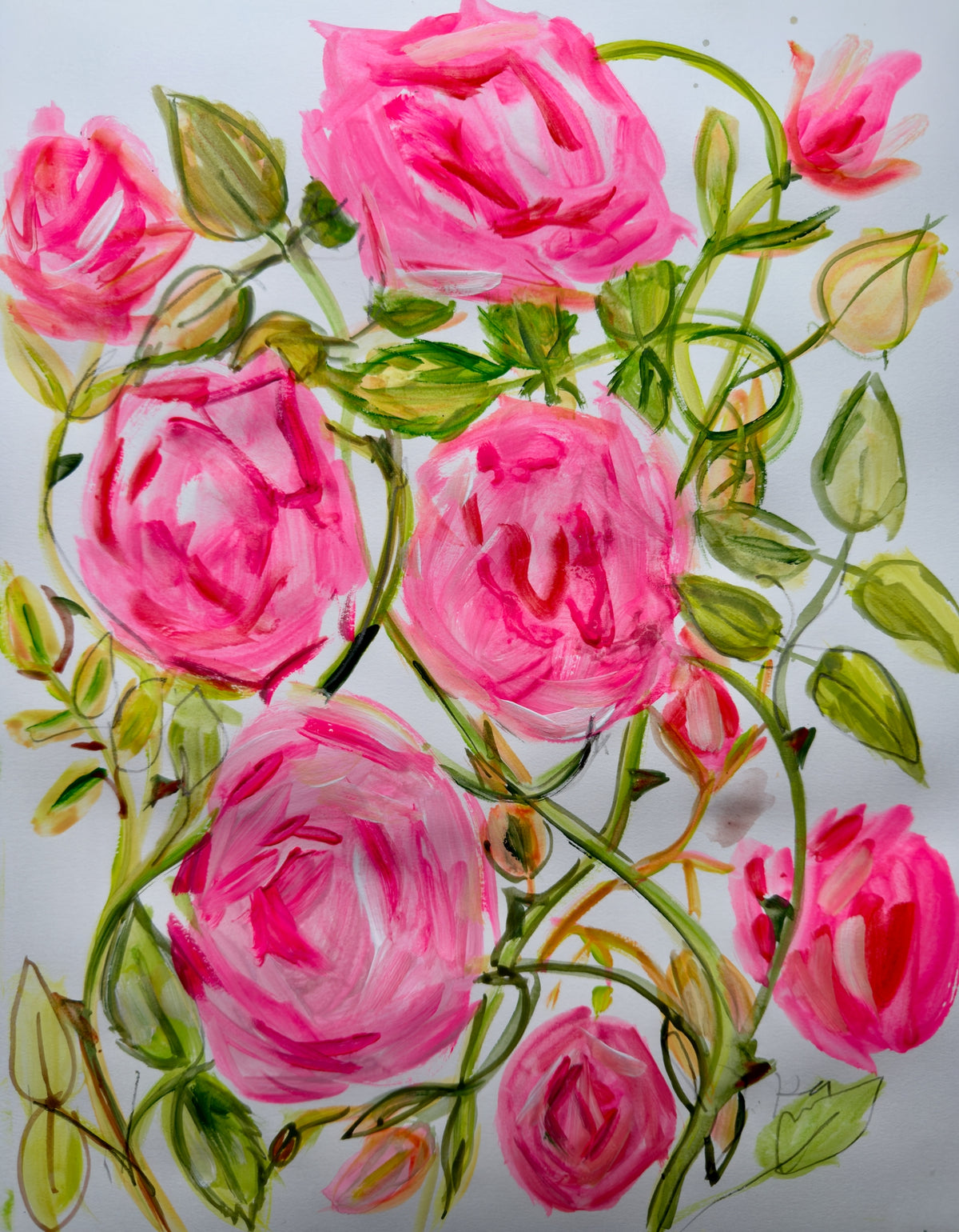 Pink Rose Print