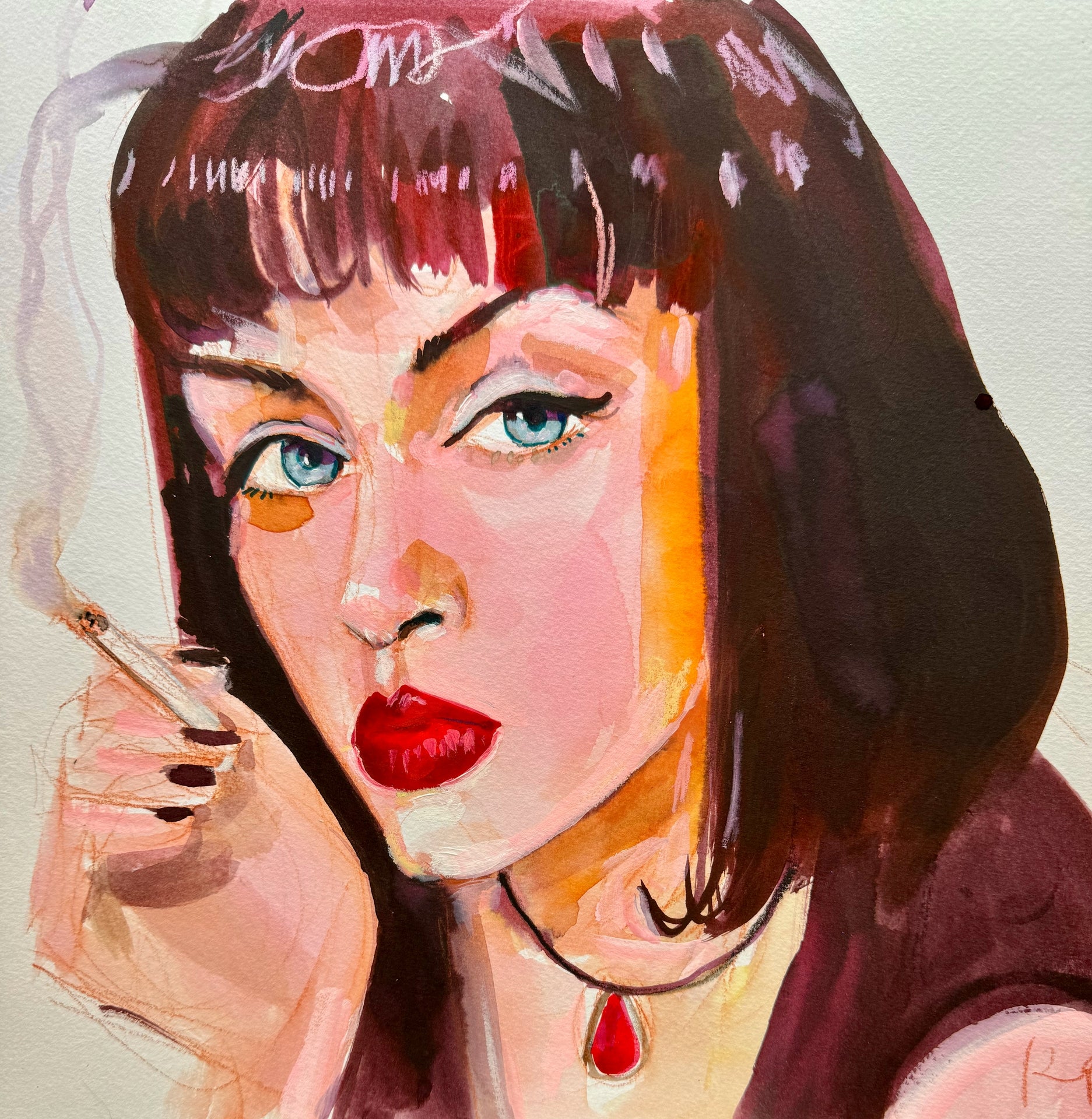 Uma Pulp Fiction Print