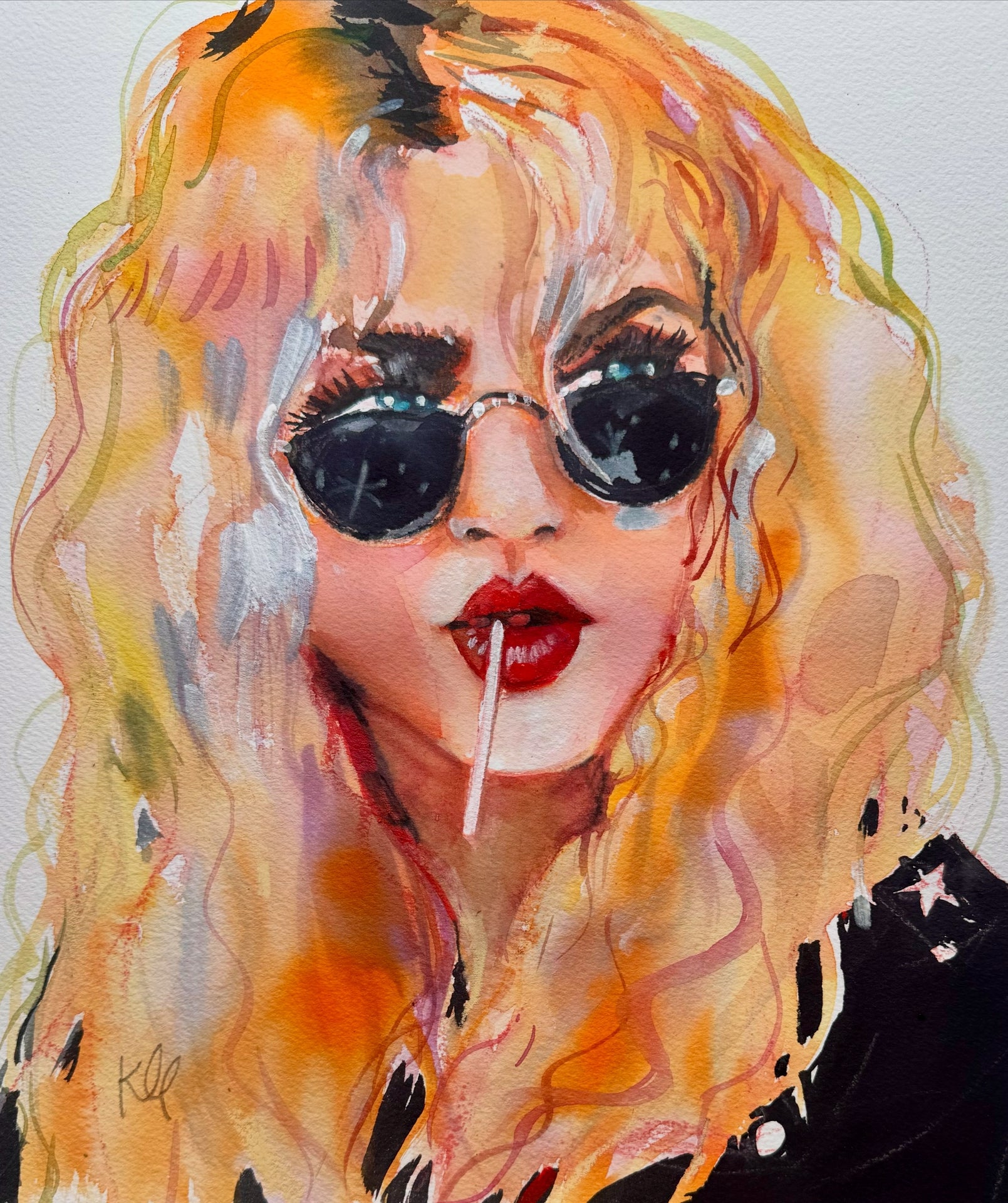 Drew Barrymore Print