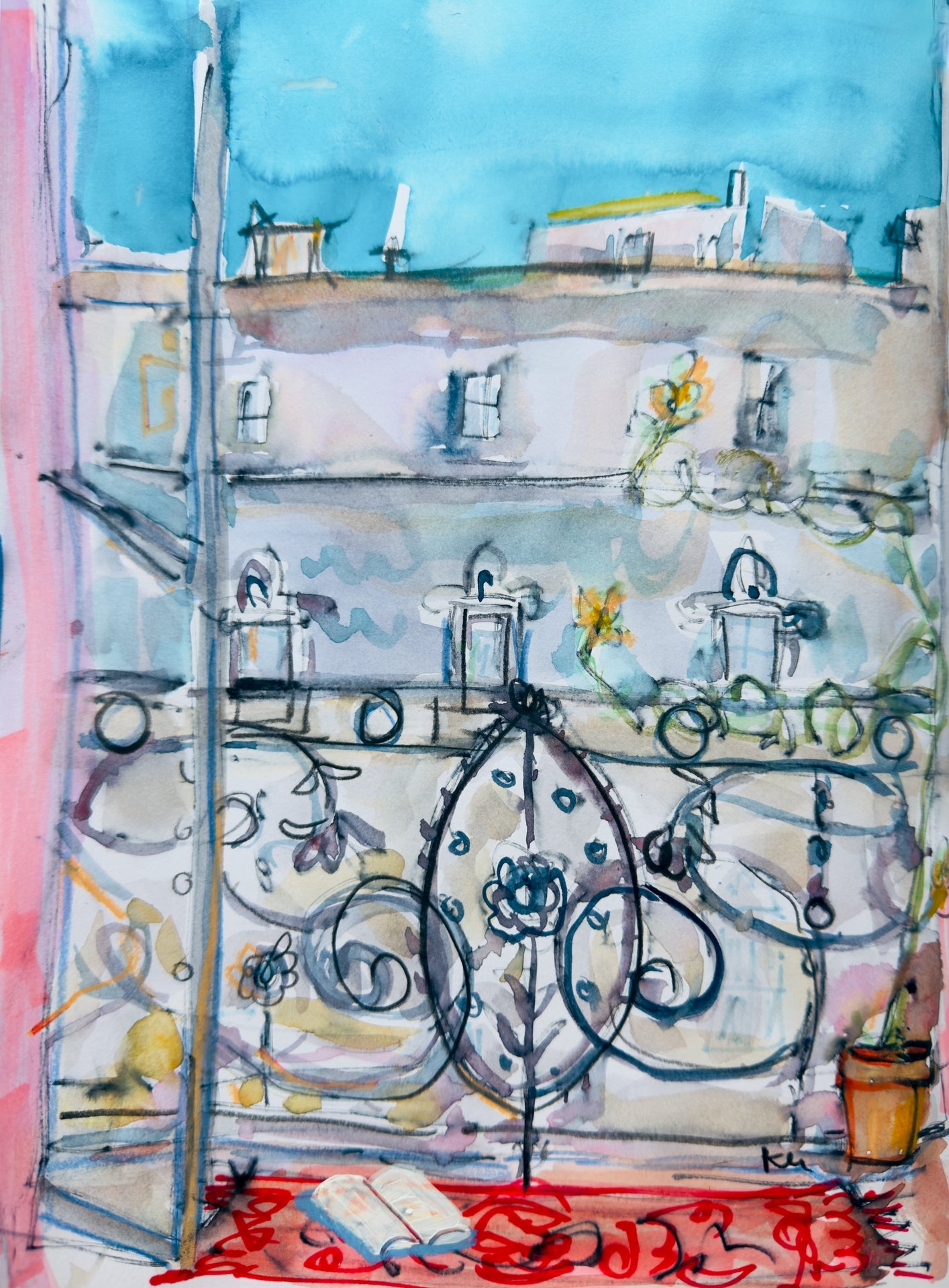 Window Relax Print