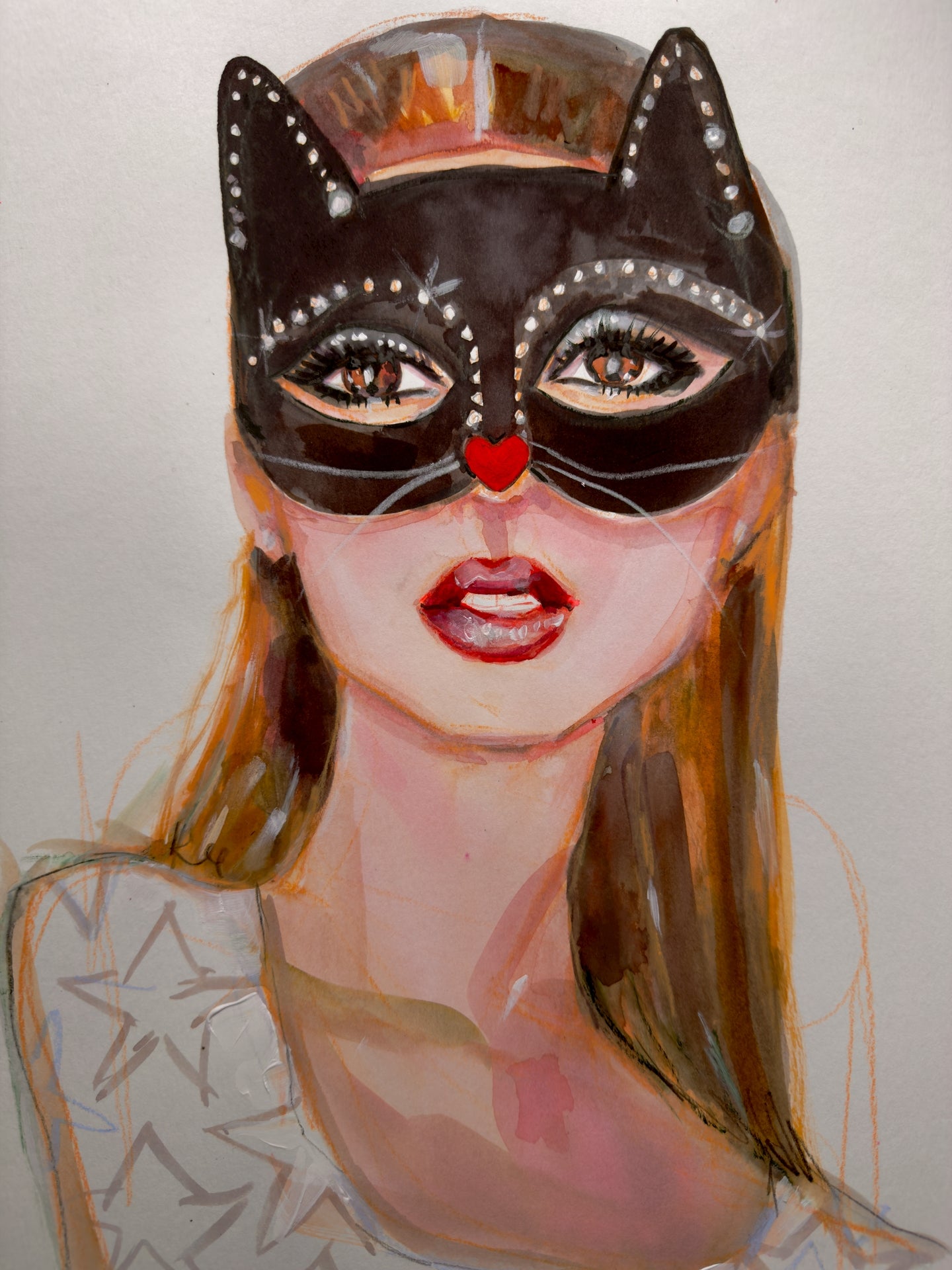 Addison Cat Print