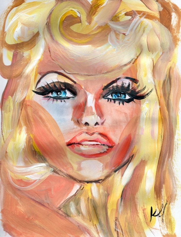 Pam Glam Print