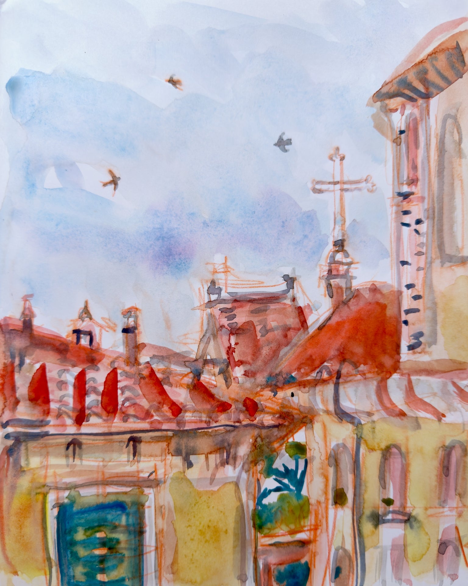 Verona Rooftops Print