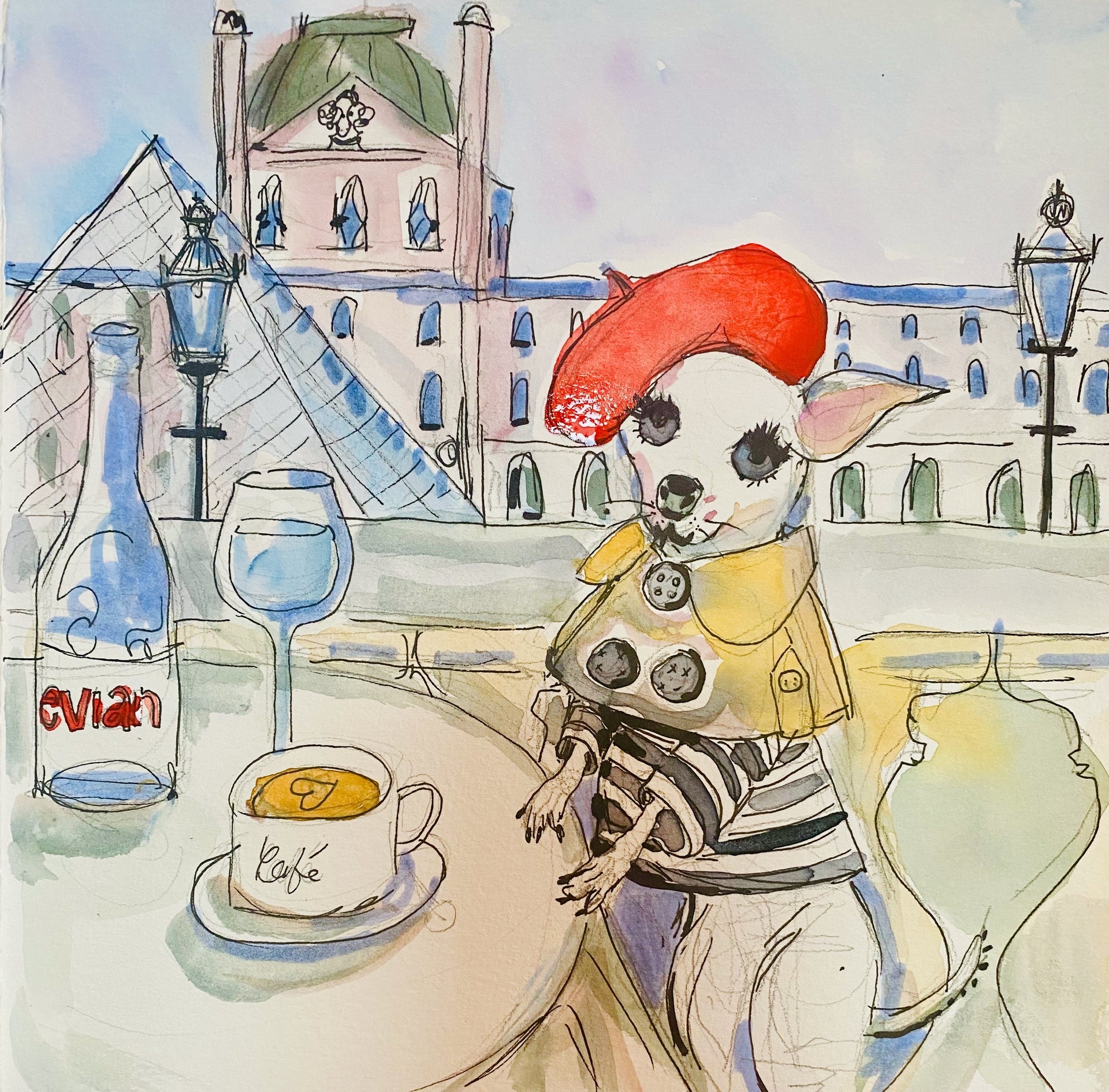 Fancy Pup Print