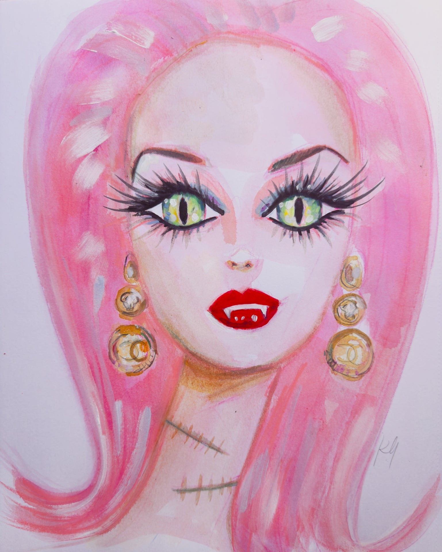 Monster Barbie Print