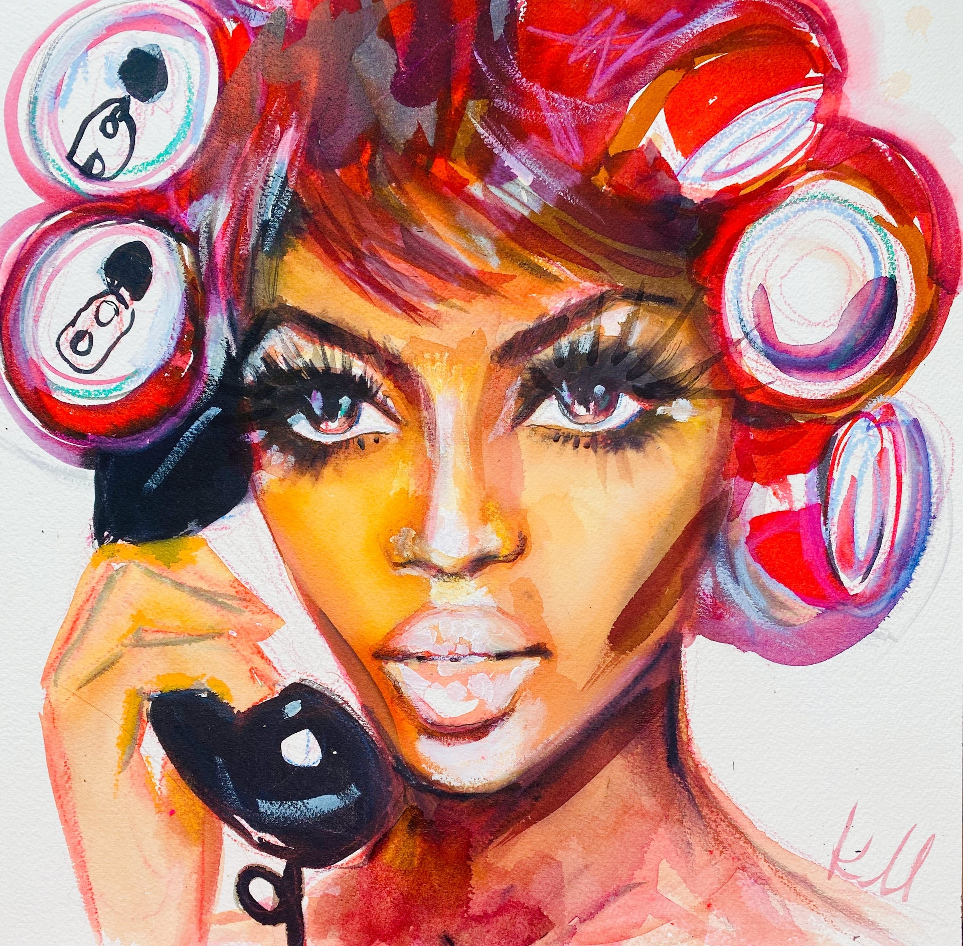 Naomi Coke Rollers Print