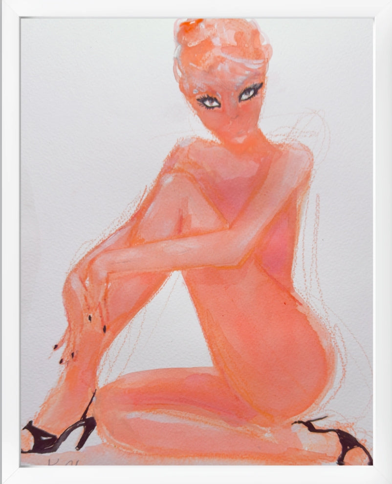 Shoes and Lashes Print