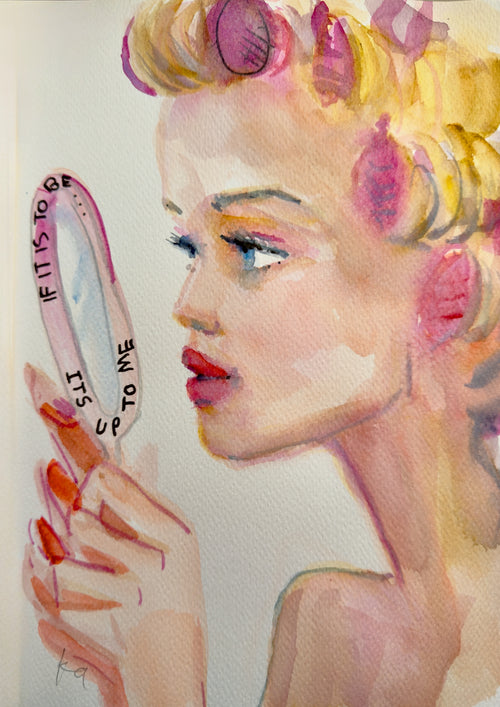 If it is to be Print