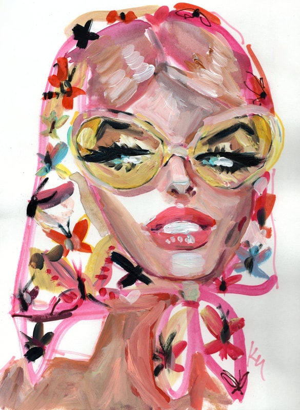 Butterfly Scarf Print
