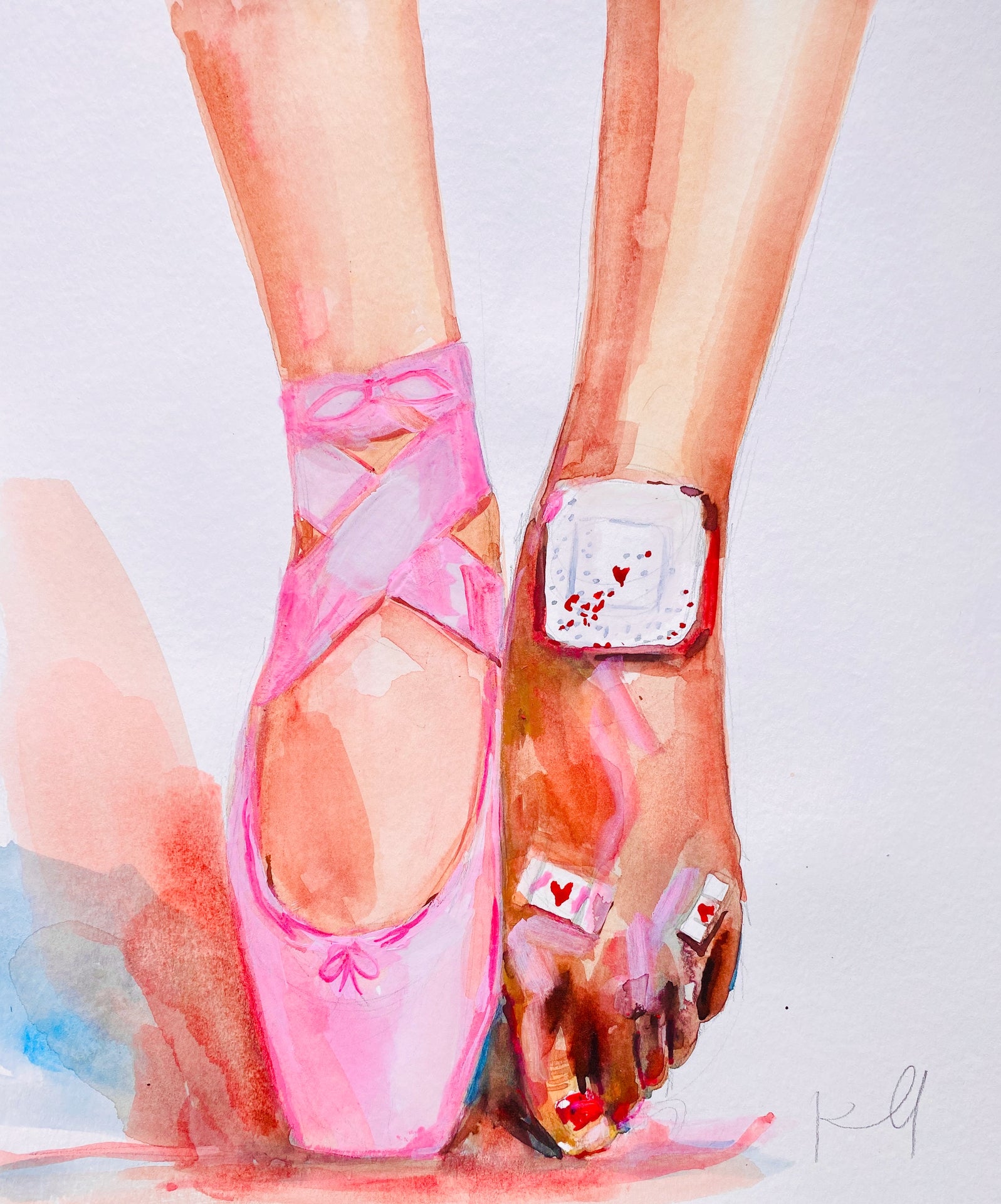 Ballet Work Print