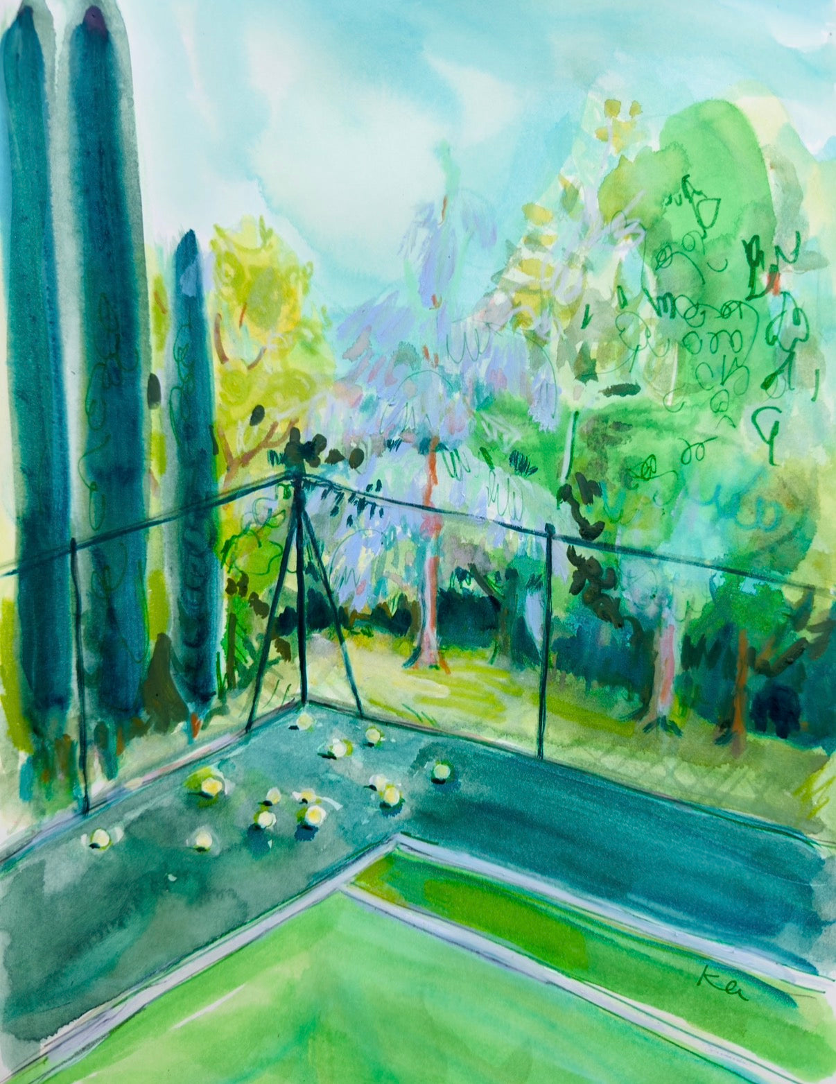 Afternoon tennis original