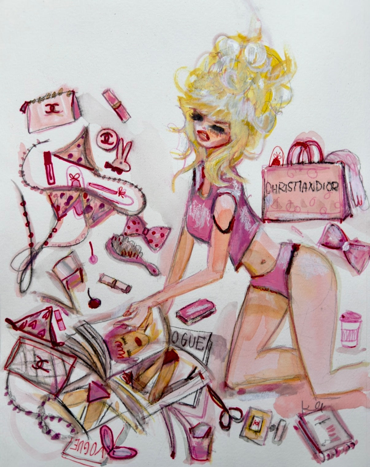 Obsessed pink original