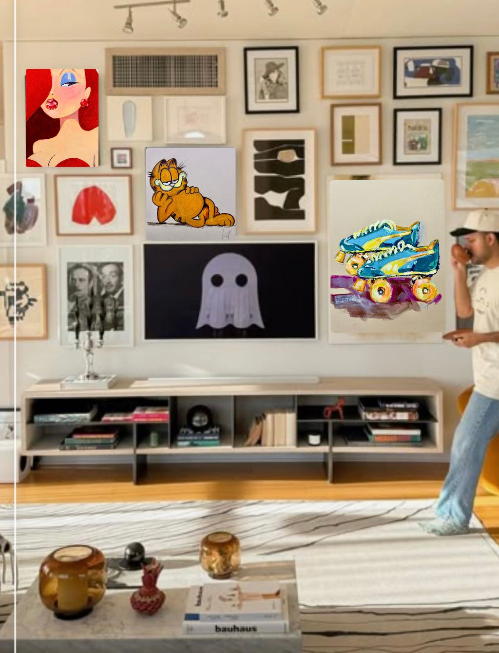 Puma Rollerskates Blue Print