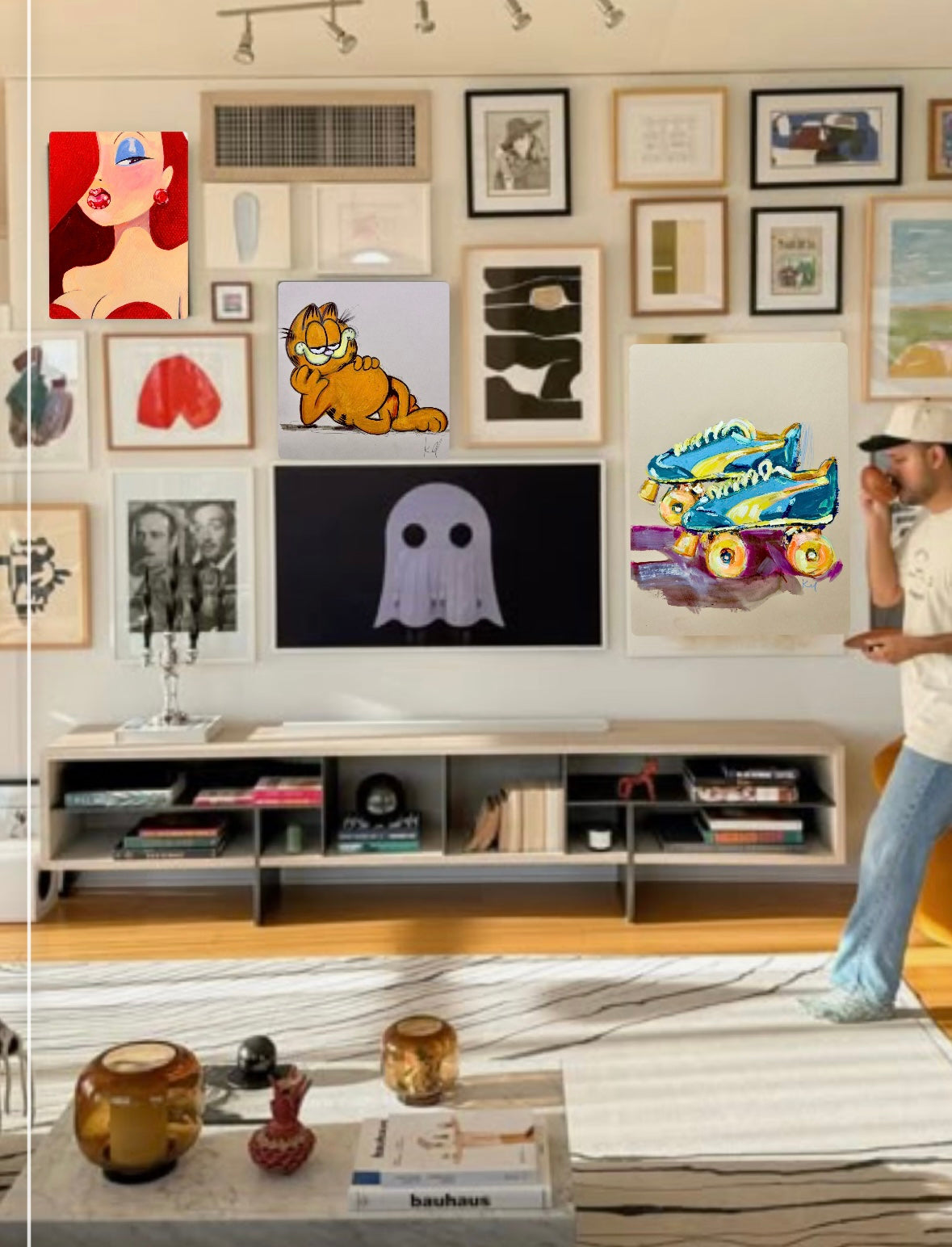 Puma Rollerskates Blue Print