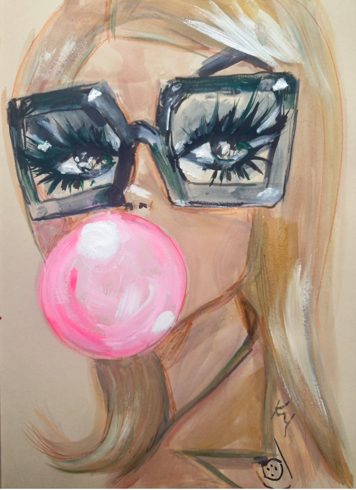 Bubblegum ash blonde original