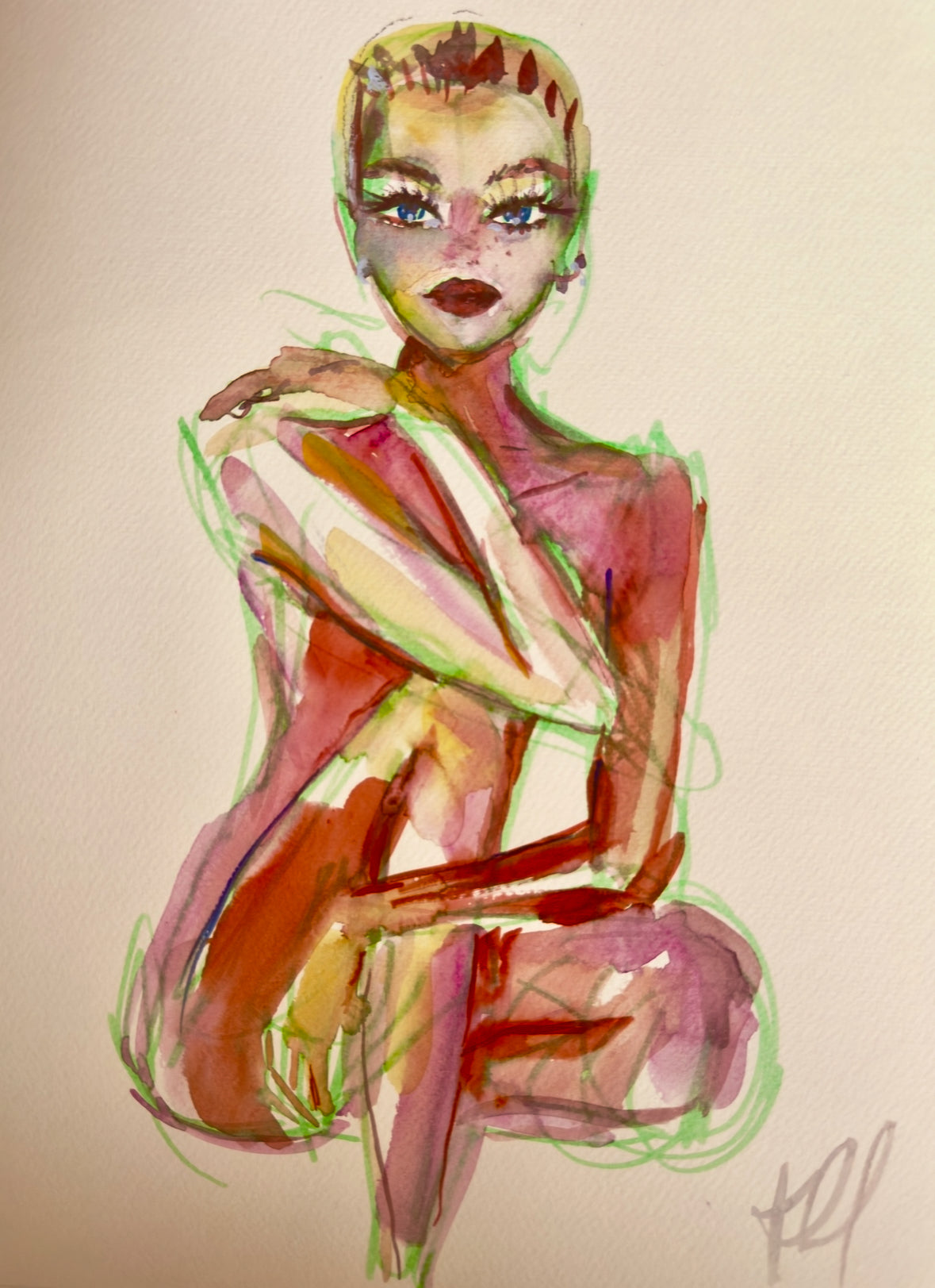 Red nude original