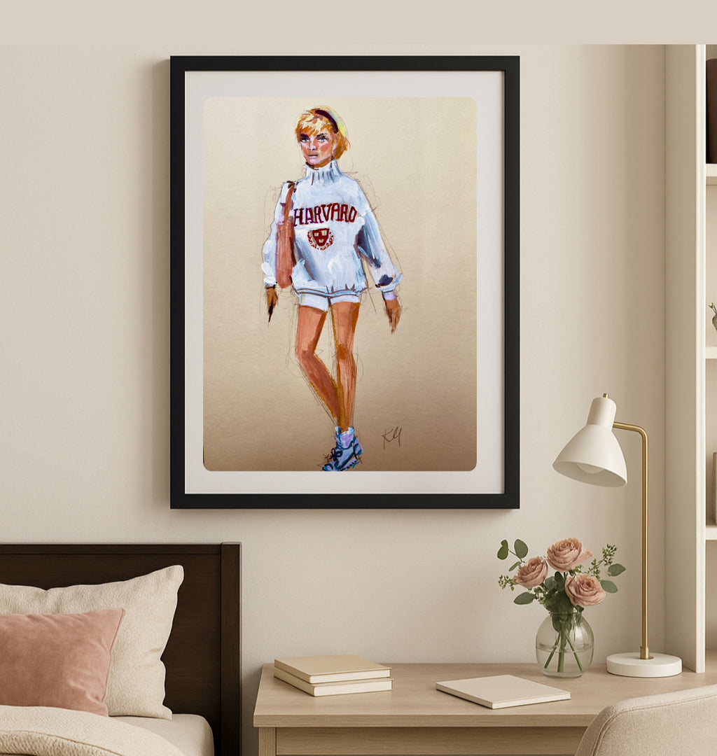 Princess Diana Harvard Print