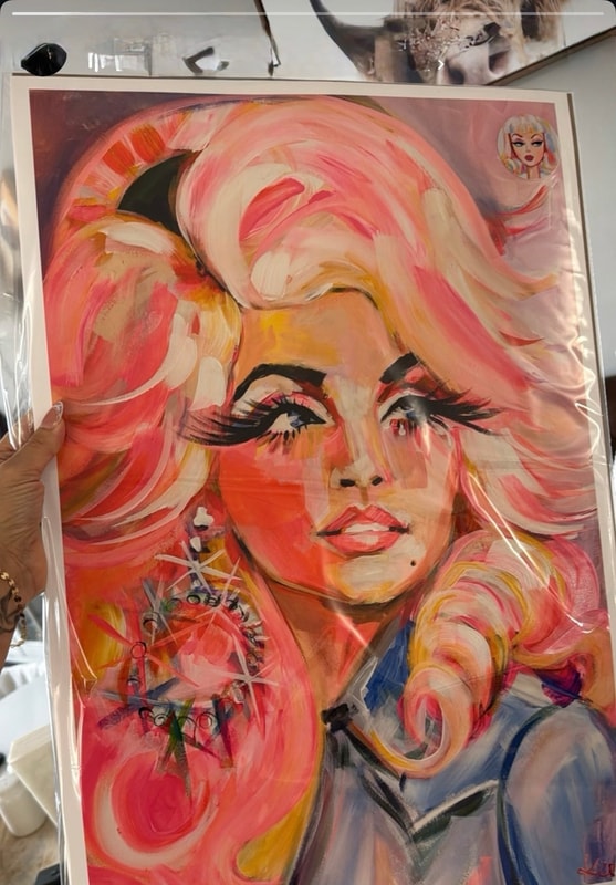 Pink Dolly Print