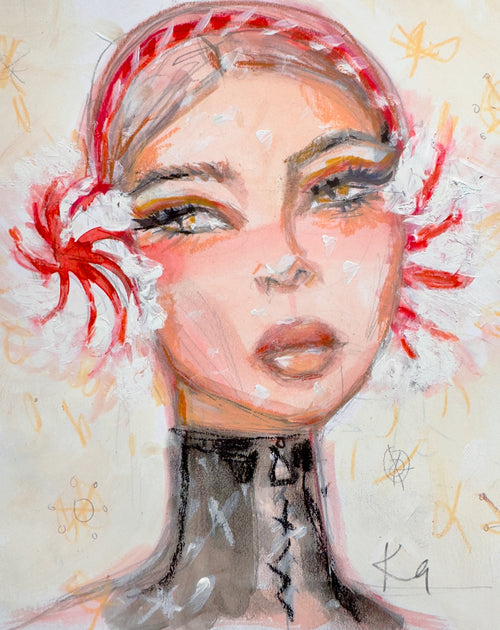 Peppermint Ear Muffs Print