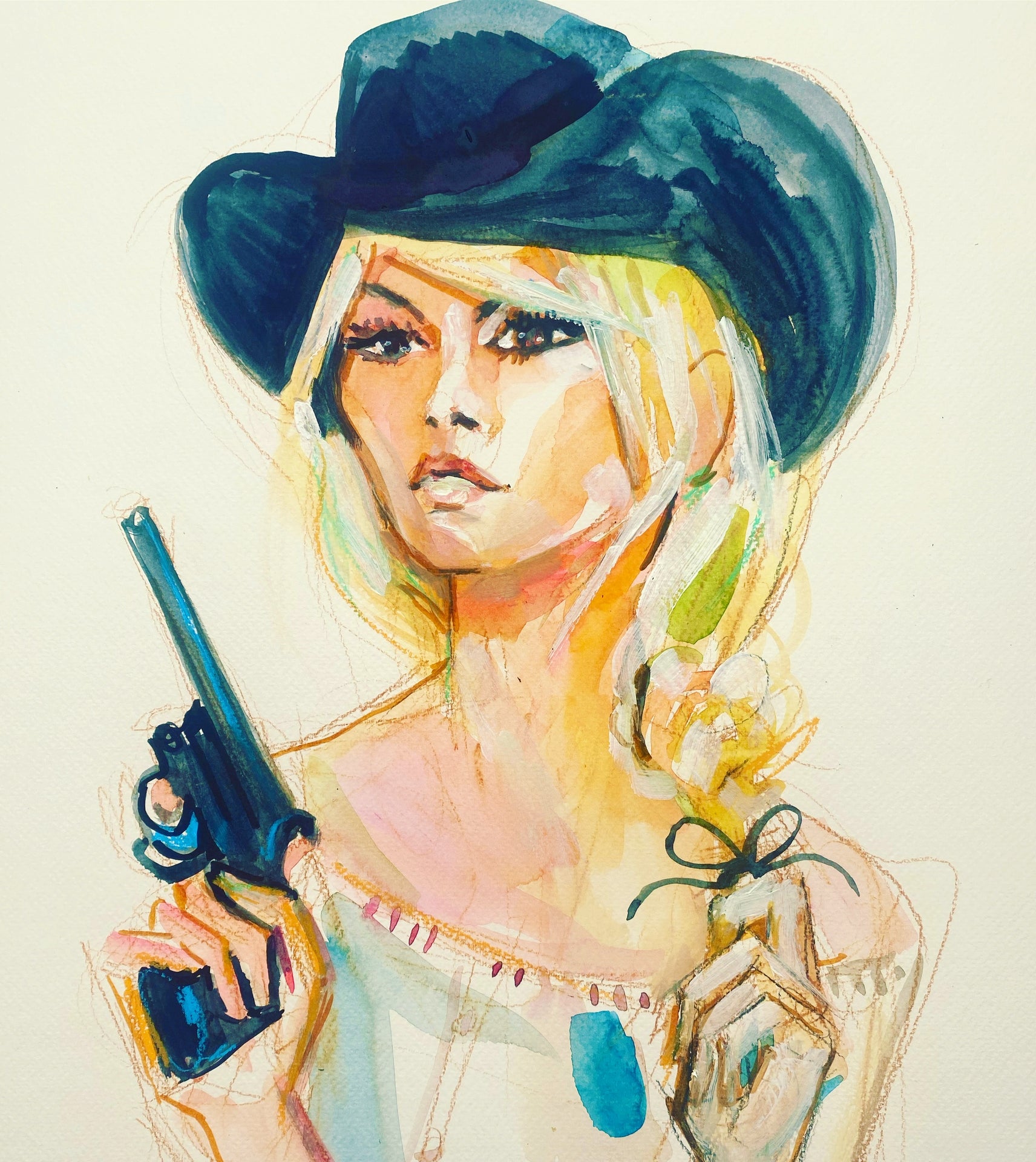 Bardot Western Print