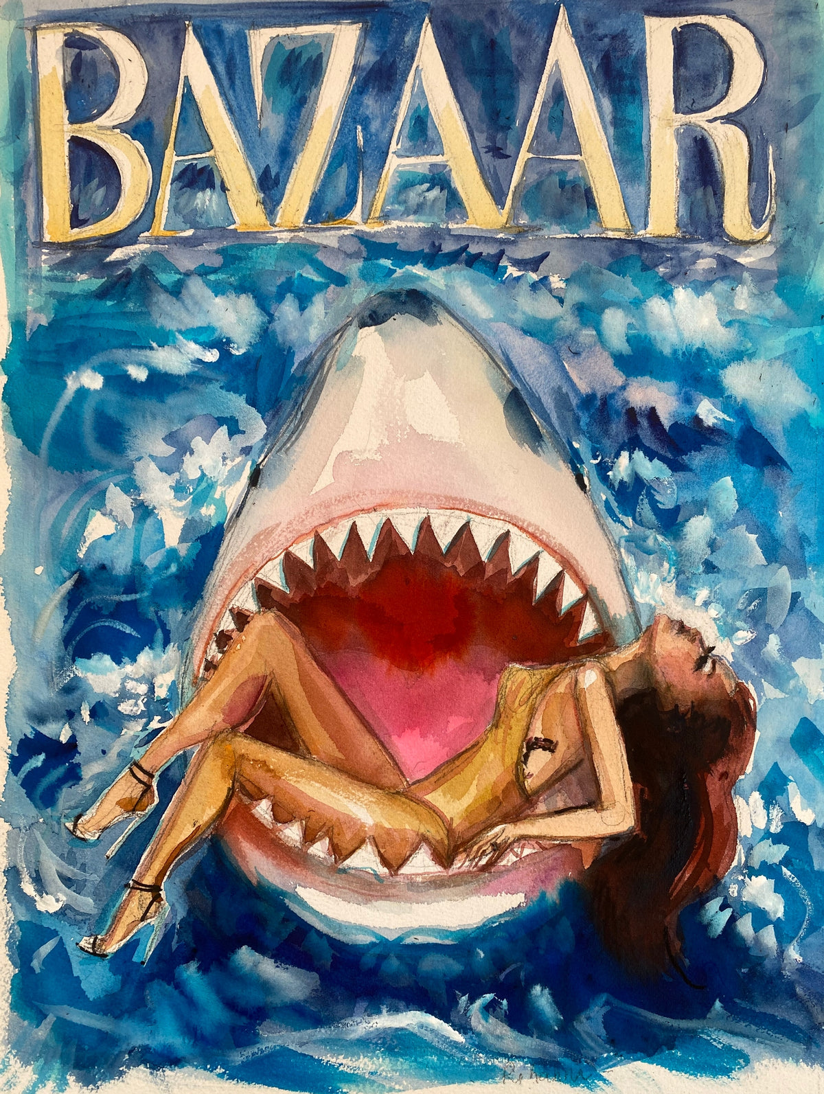 Rihanna BAZAAR Print