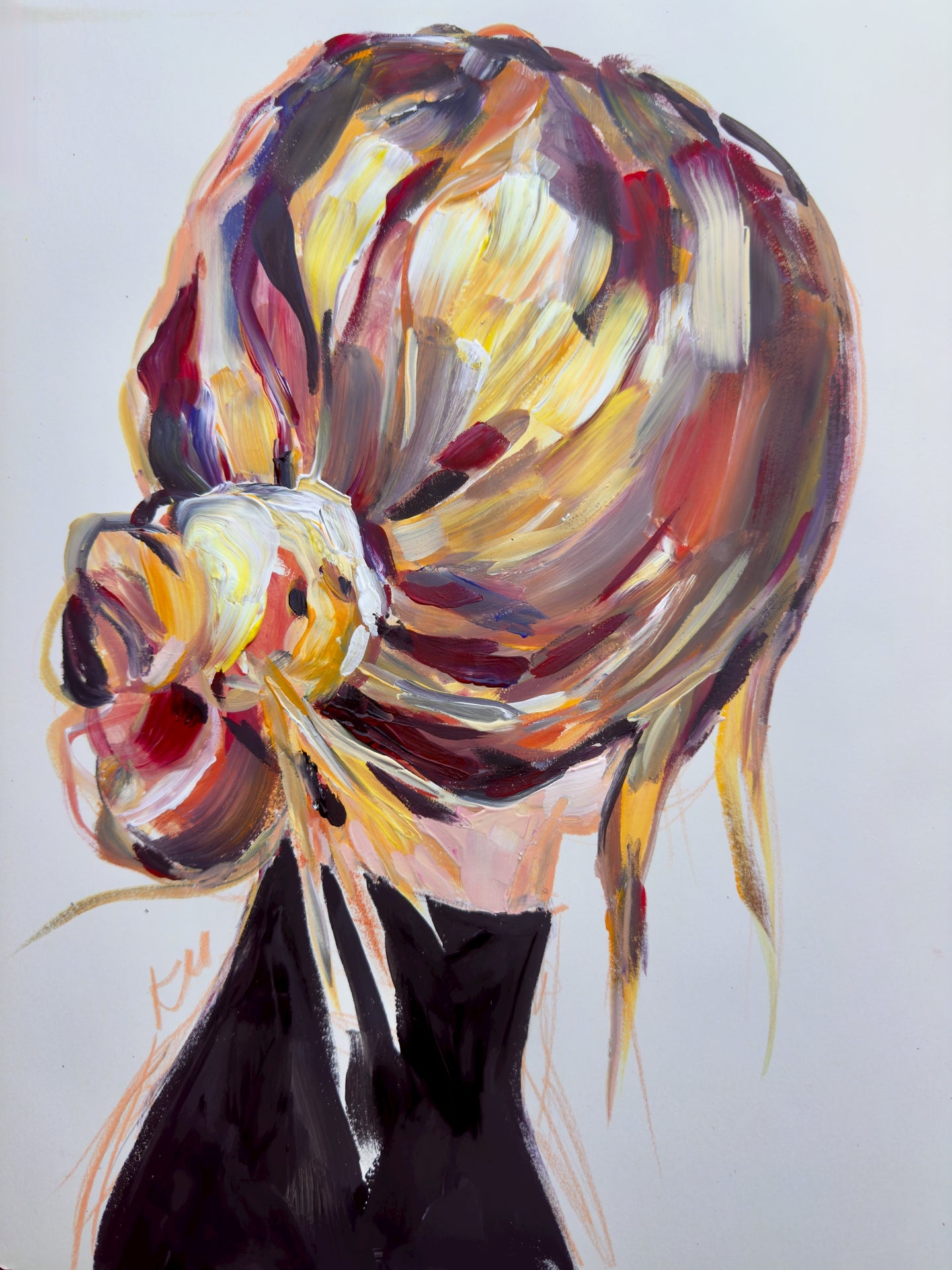 Fall Hair Light Print