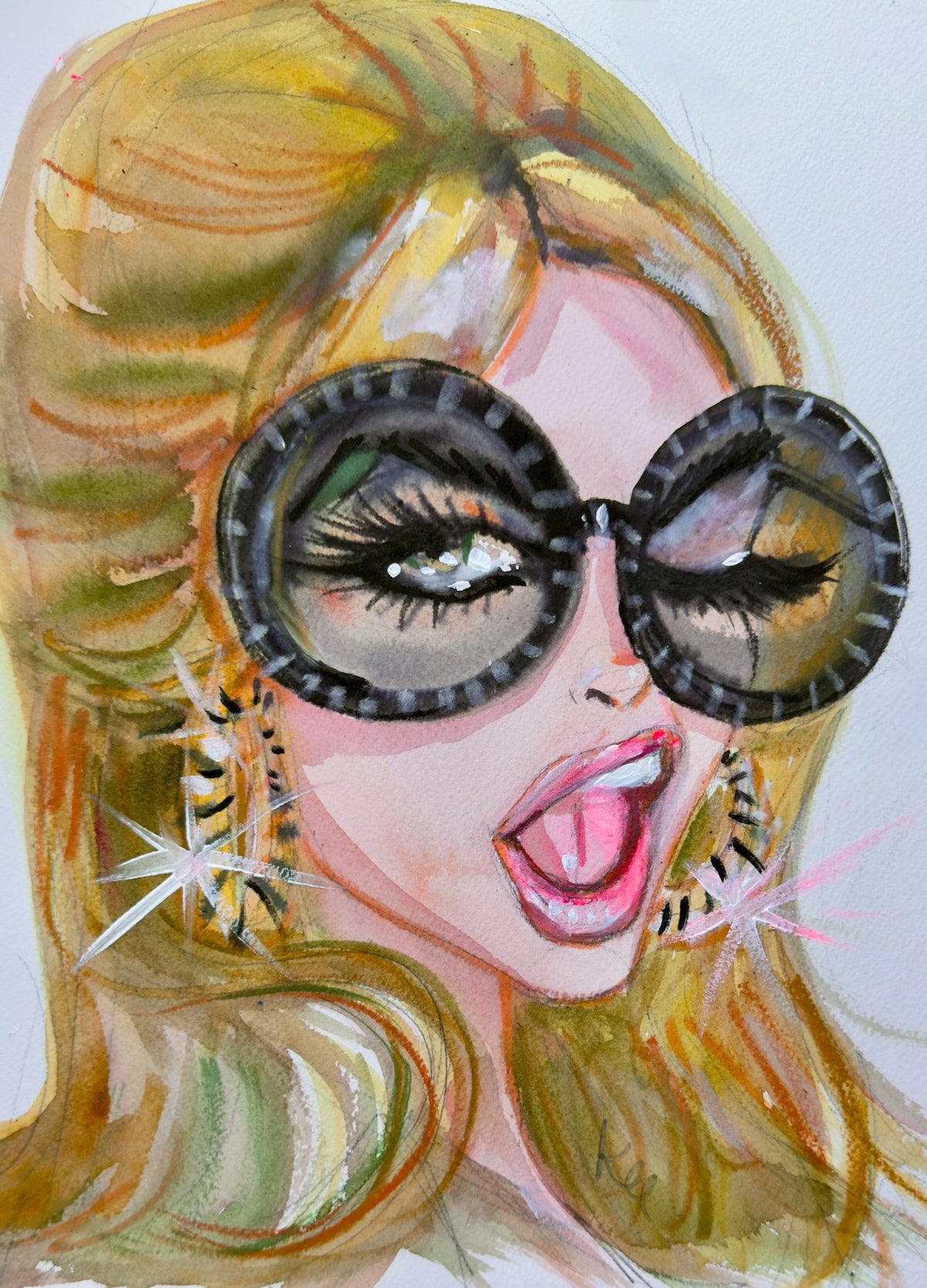 Wink Print