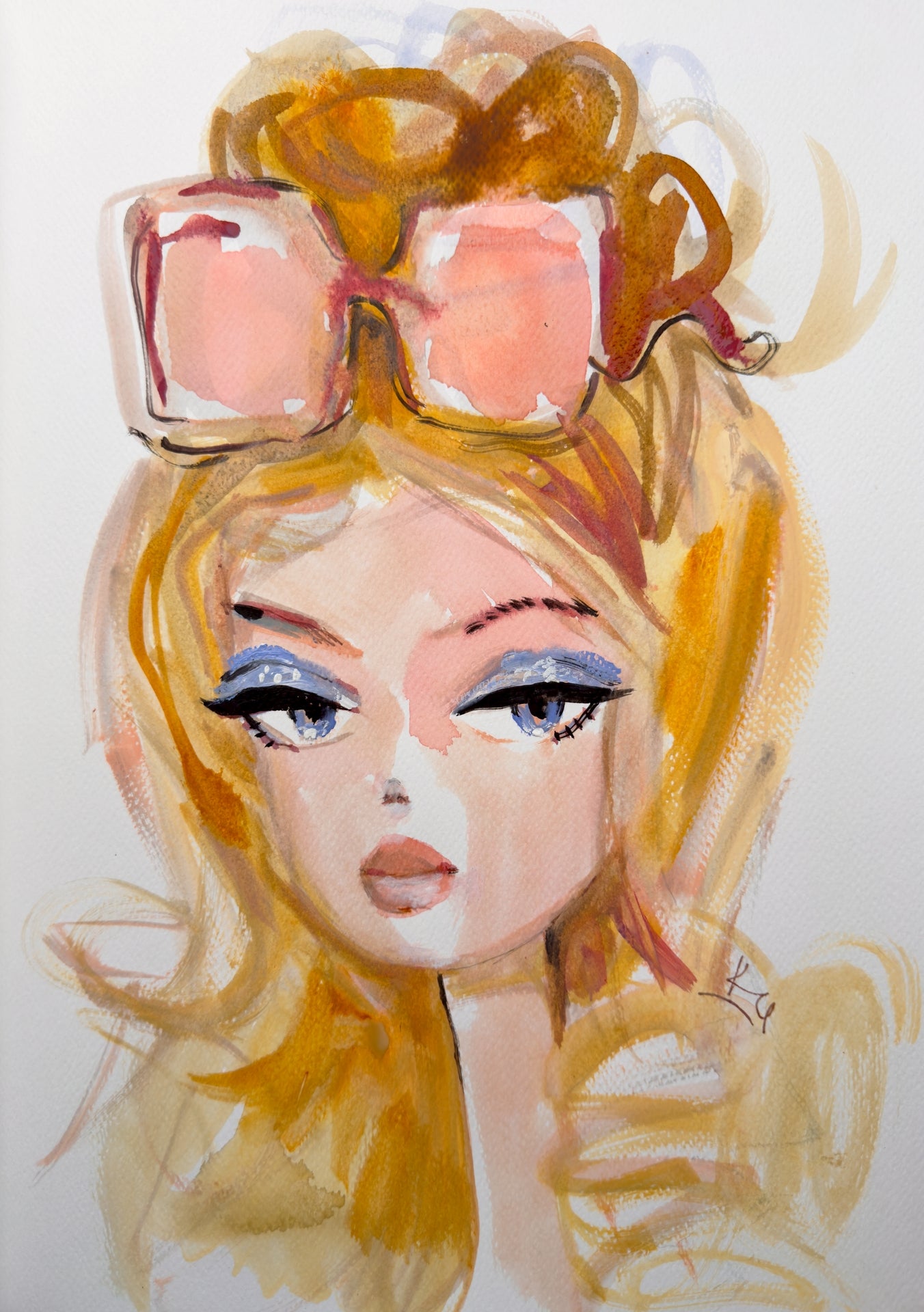 New Malibu Barbie Print