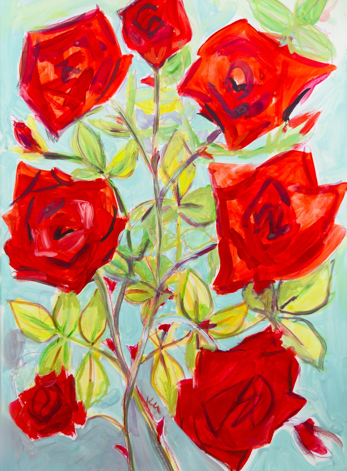 Red Roses Print