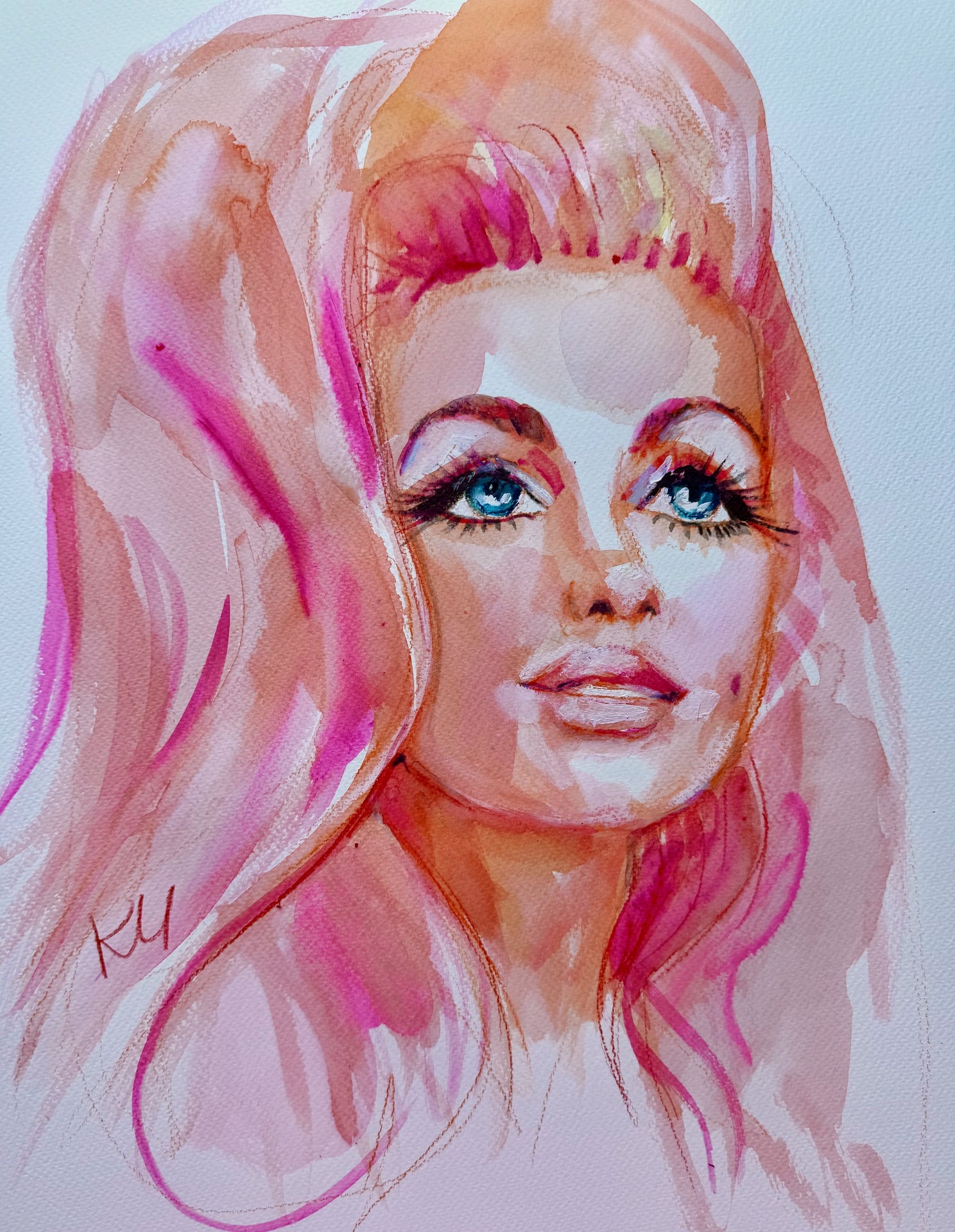 Hopeful Dolly Print