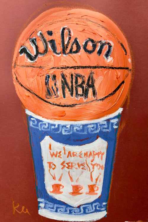 New York Basketball Print