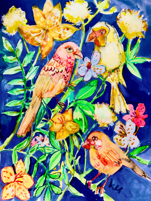 Three Birds Print