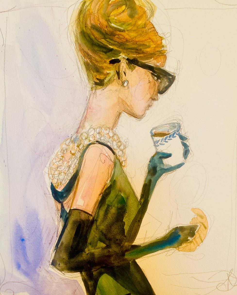 Audrey Breakfast Print